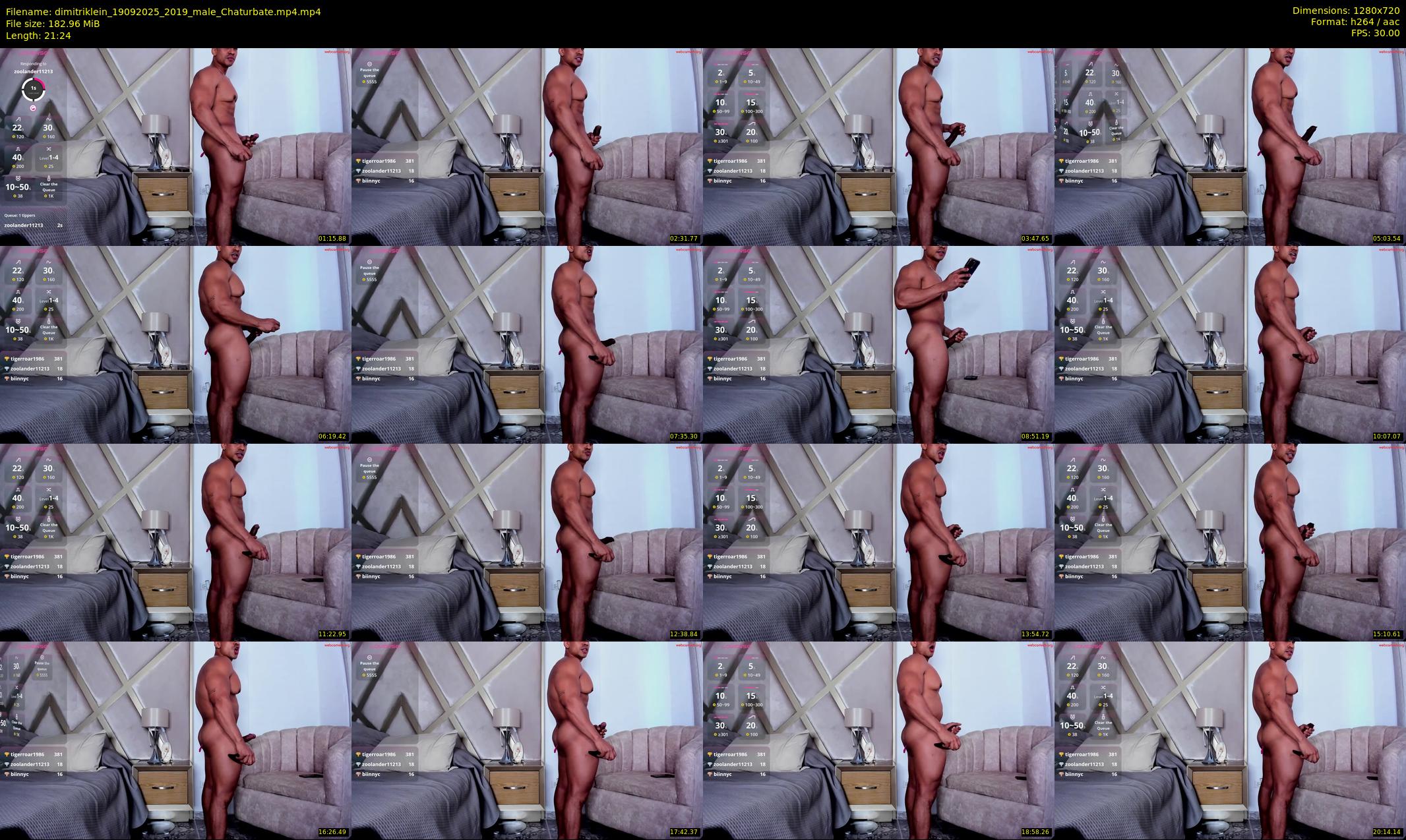 dimitriklein — 22 minute Chaturbate male cam show recording, 720p, Sep 19, 2025