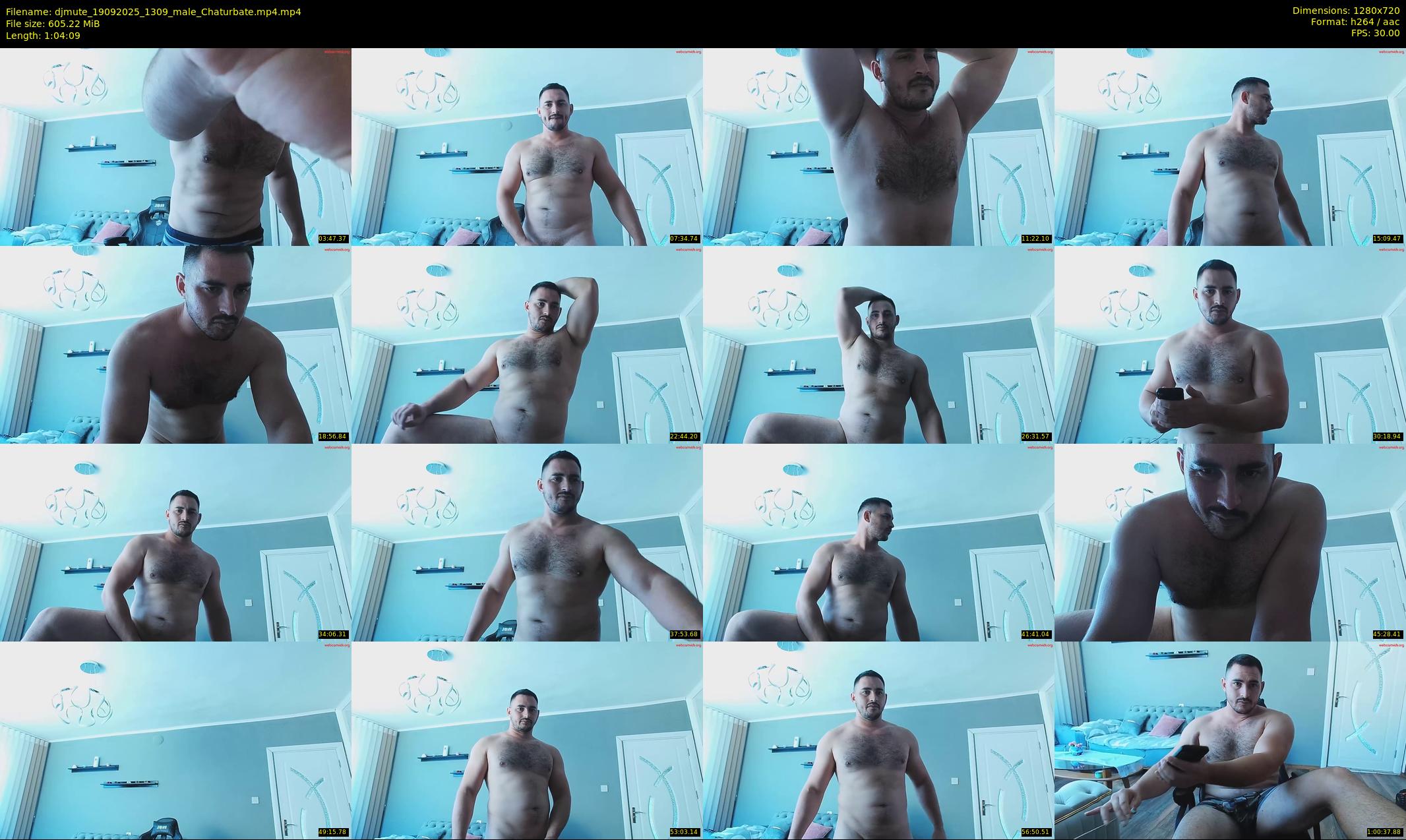 djmute — 65 minute Chaturbate male cam show recording, 720p, Sep 19, 2025
