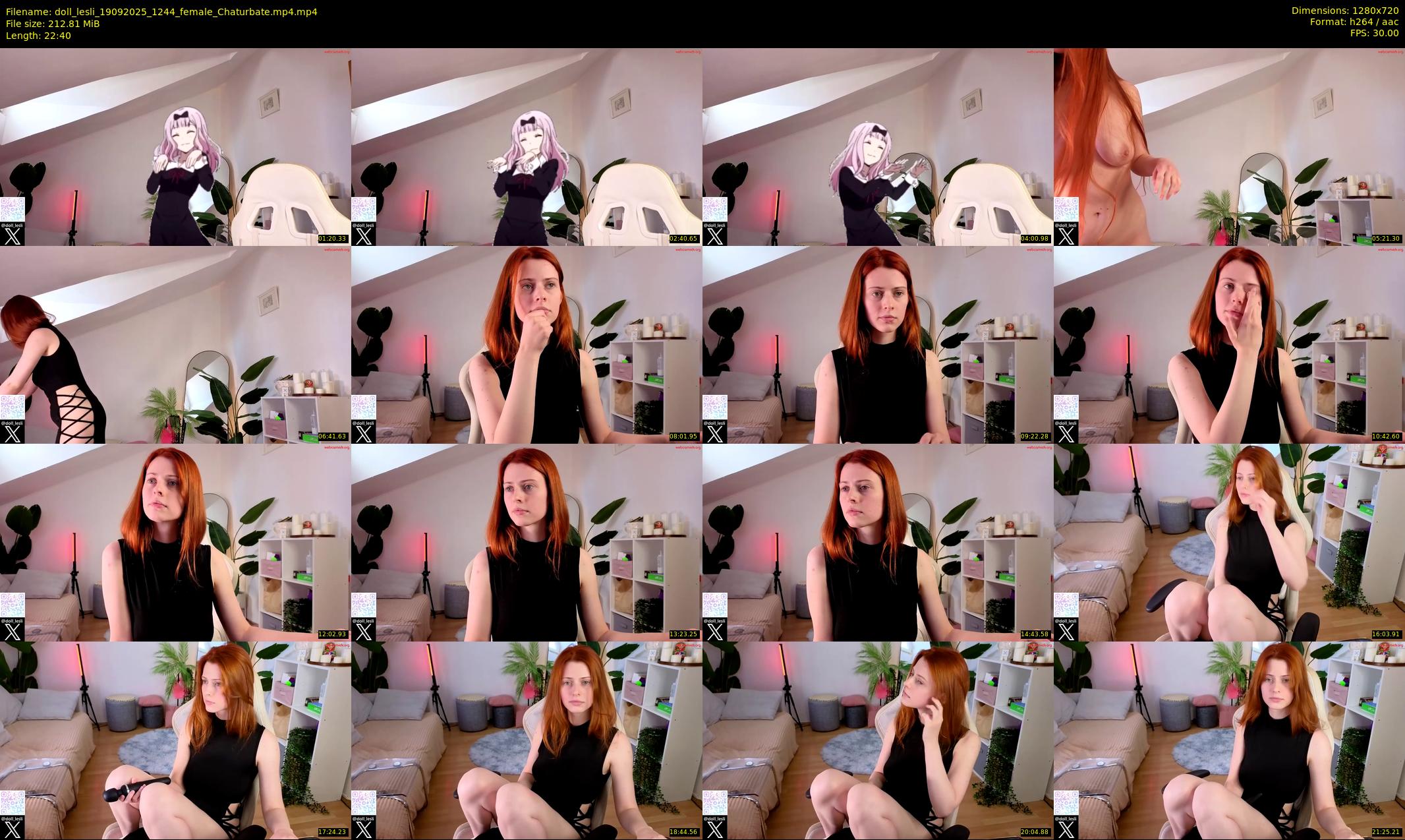 doll_lesli — 23 minute Chaturbate female cam show recording, 720p, Sep 19, 2025