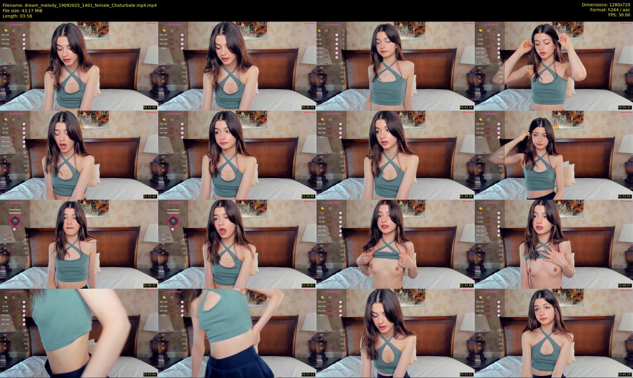 dream_melody — 4 minute Chaturbate female cam show recording, 720p, Sep 19, 2025