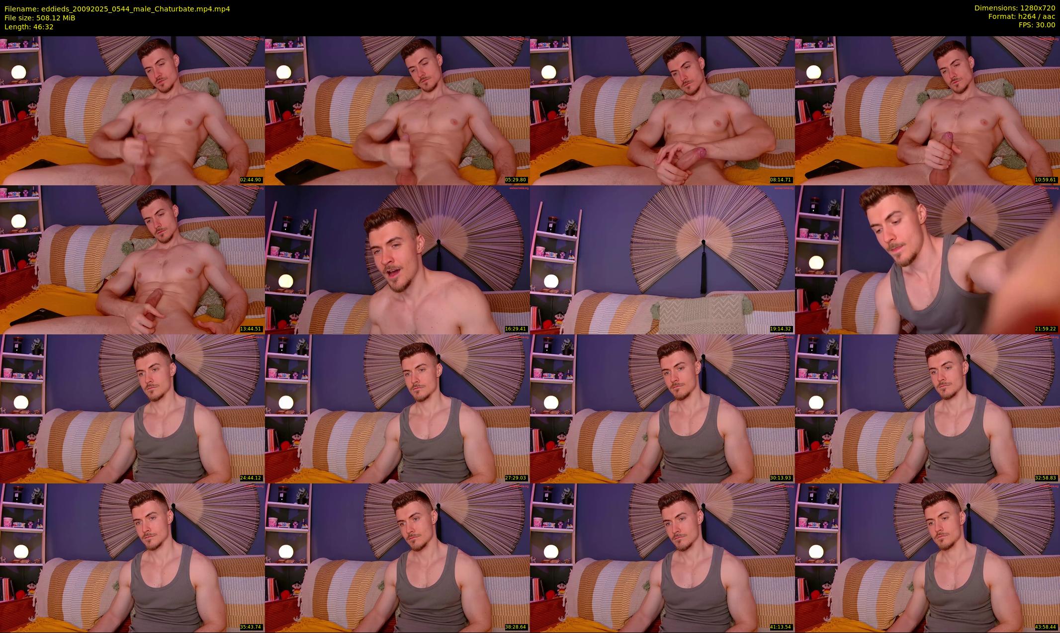 eddieds — 47 minute Chaturbate male cam show recording, 720p, Sep 20, 2025