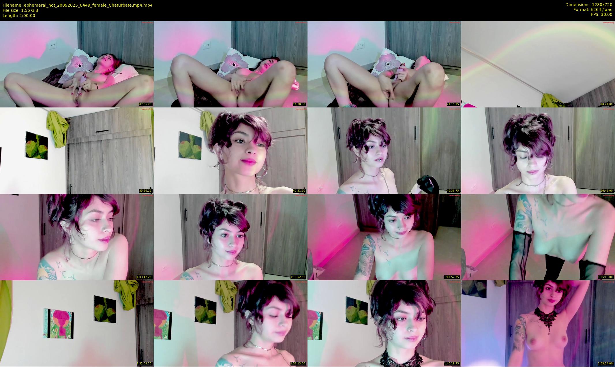 ephemeral_hot — 120 minute Chaturbate female cam show recording, 720p, Sep 20, 2025