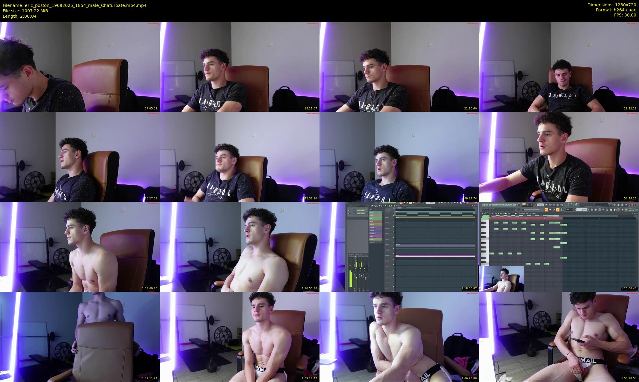 eric_poston — 121 minute Chaturbate male cam show recording, 720p, Sep 19, 2025