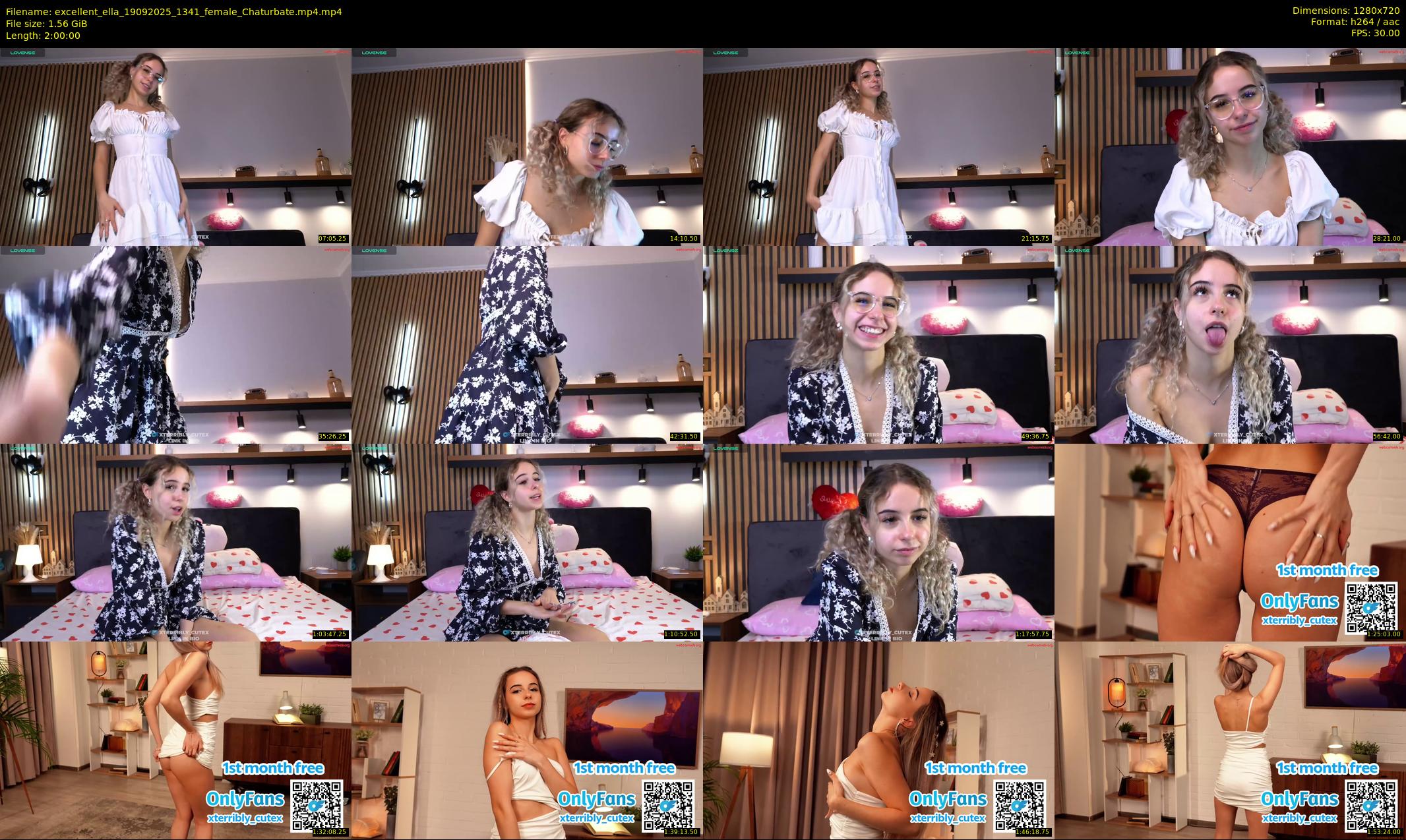 excellent_ella — 120 minute Chaturbate female cam show recording, 720p, Sep 19, 2025