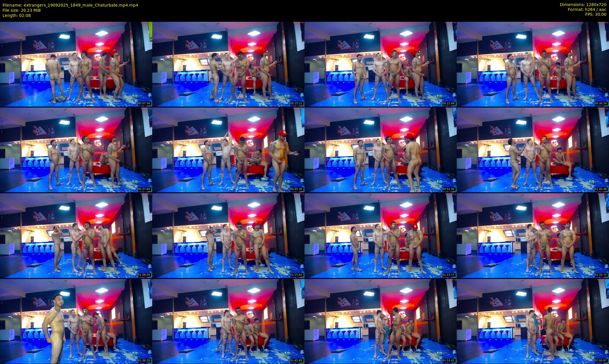 extrangers — 3 minute Chaturbate male cam show recording, 720p, Sep 19, 2025