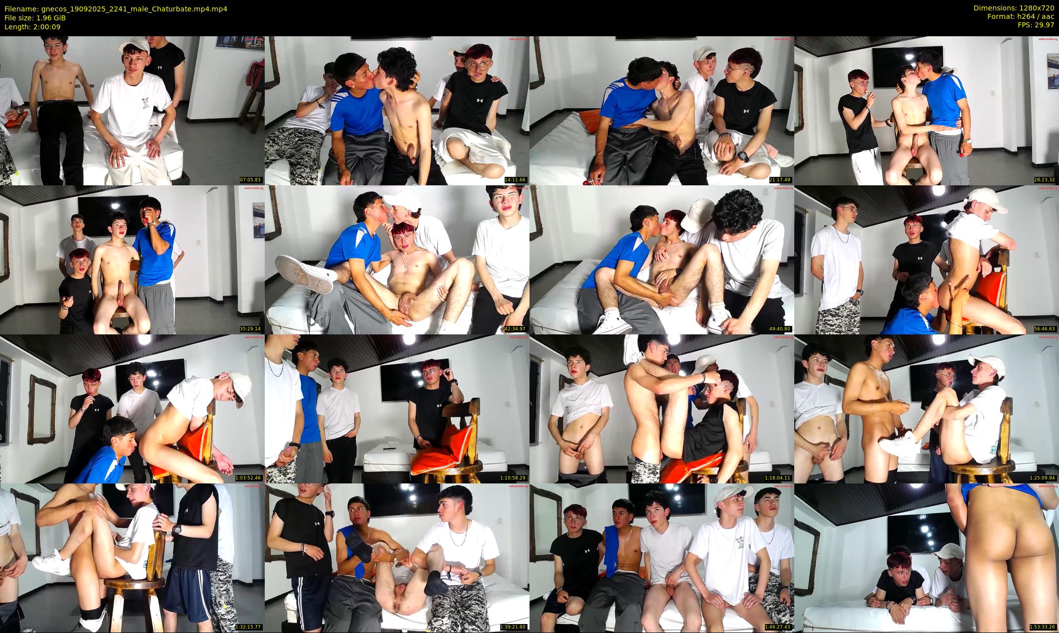 gnecos — 121 minute Chaturbate male cam show recording, 720p, Sep 19, 2025