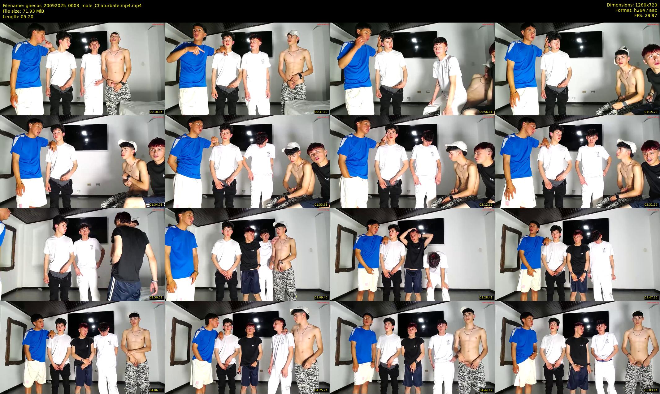 gnecos — 6 minute Chaturbate male cam show recording, 720p, Sep 20, 2025