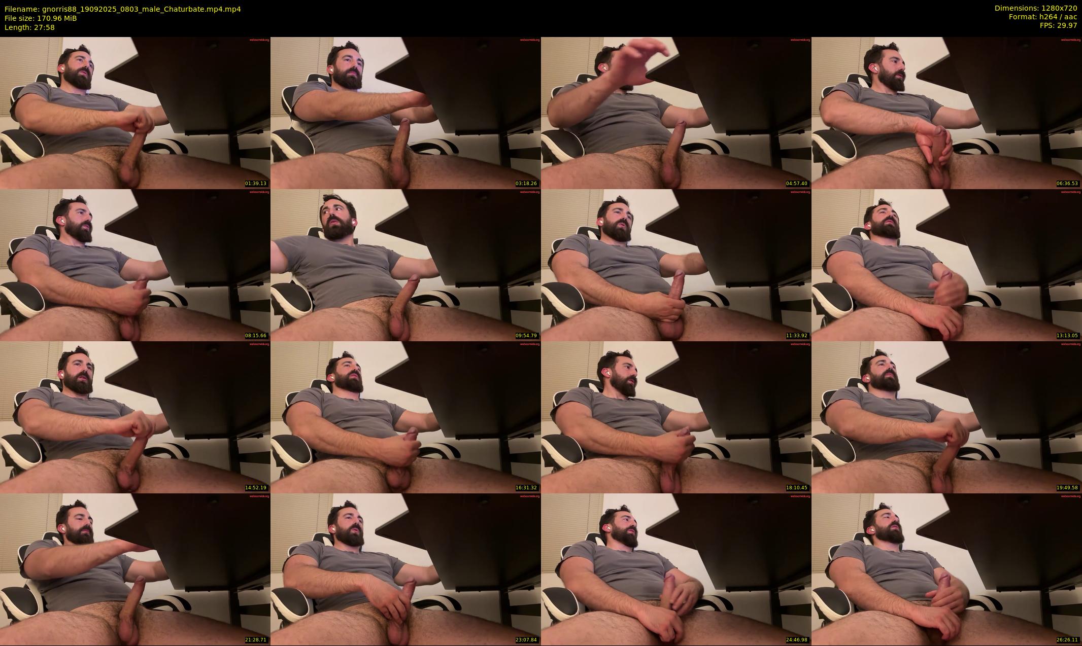gnorris88 — 28 minute Chaturbate male cam show recording, 720p, Sep 19, 2025