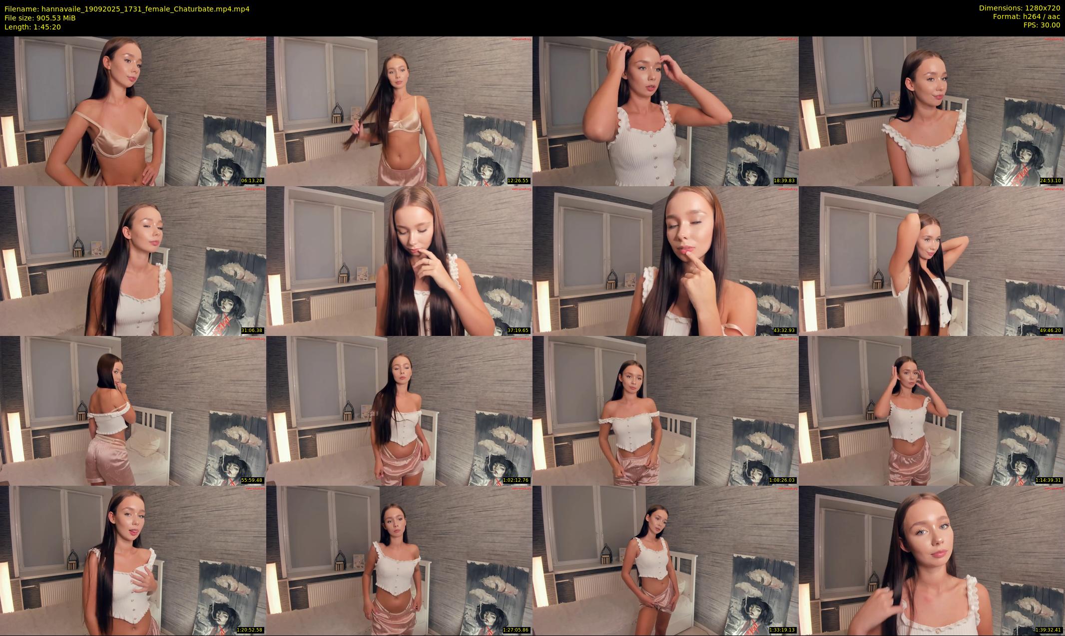 hannavaile — 106 minute Chaturbate female cam show recording, 720p, Sep 19, 2025