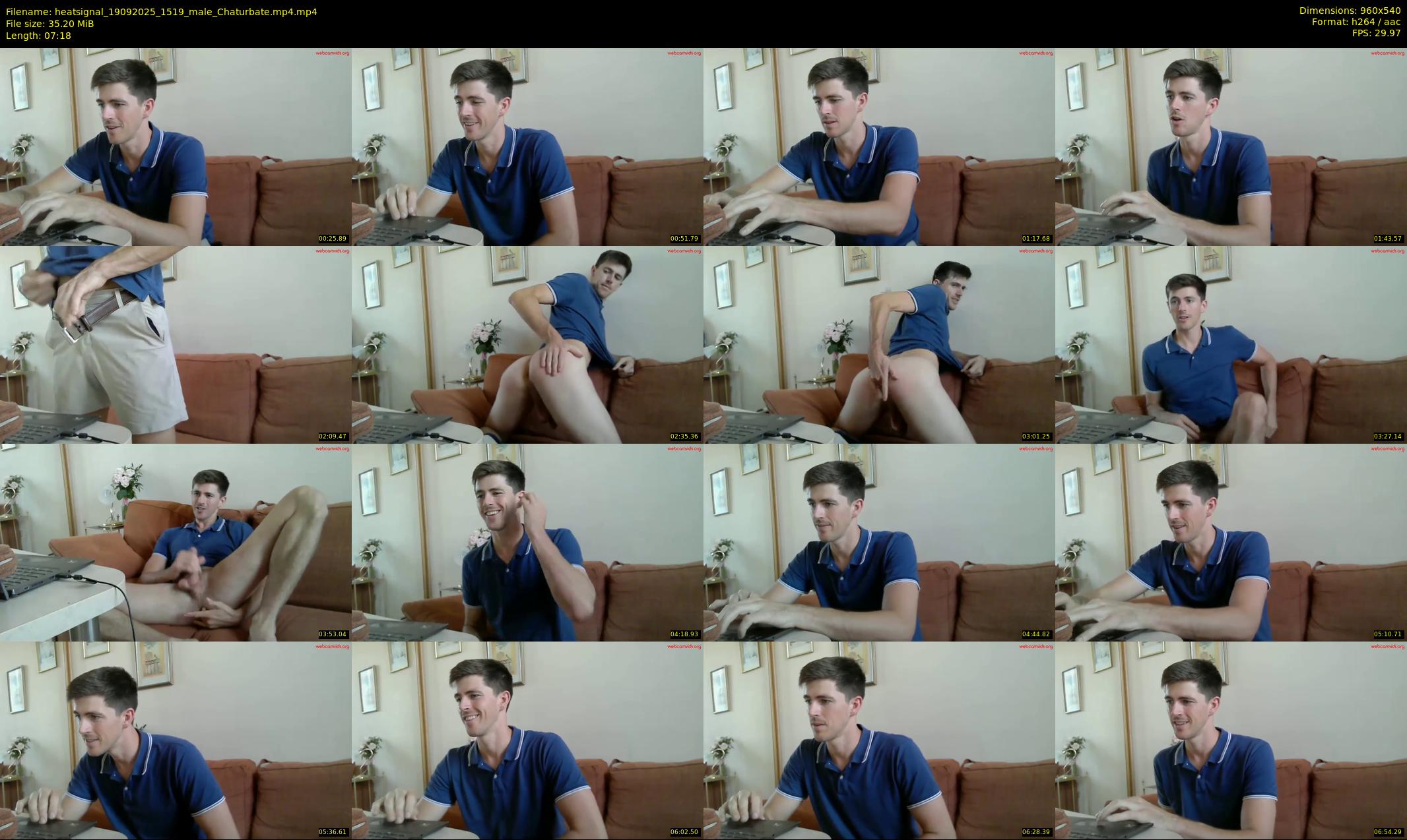 heatsignal — 8 minute Chaturbate male cam show recording, 480p, Sep 19, 2025