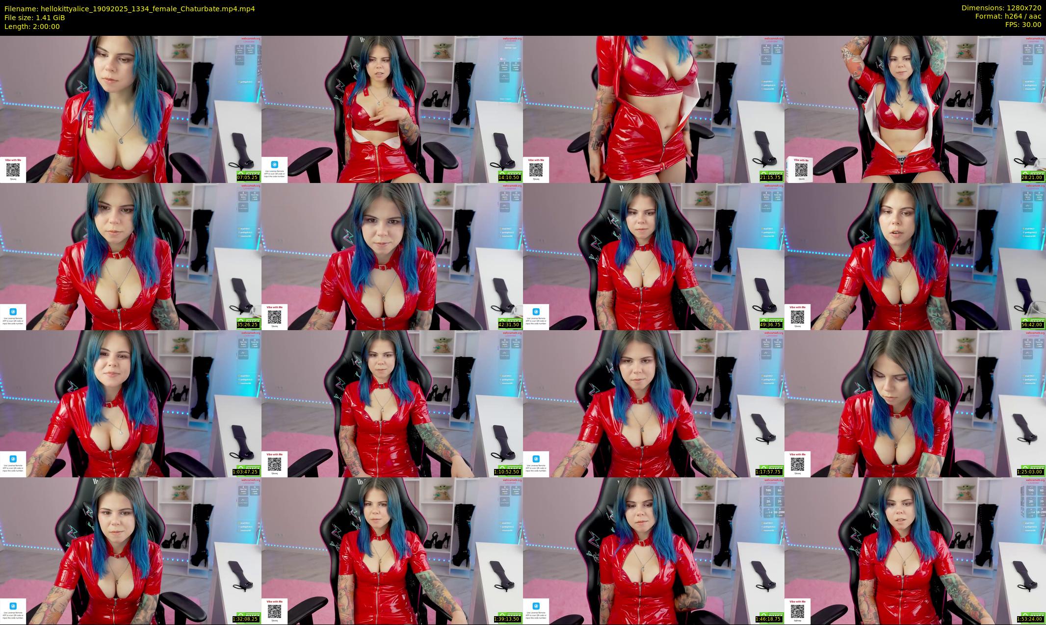 hellokittyalice — 120 minute Chaturbate female cam show recording, 720p, Sep 19, 2025