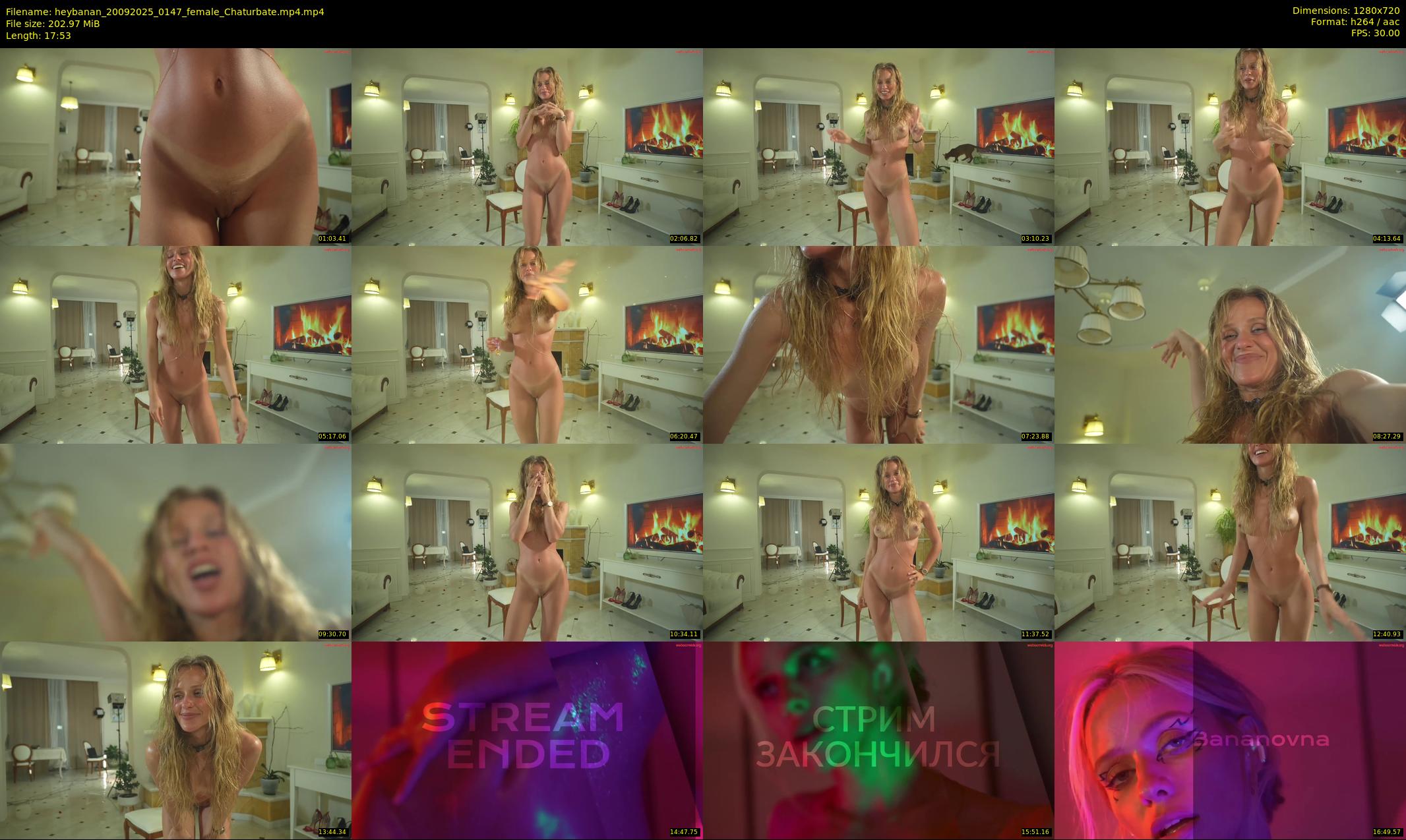 heybanan — 18 minute Chaturbate female cam show recording, 720p, Sep 20, 2025