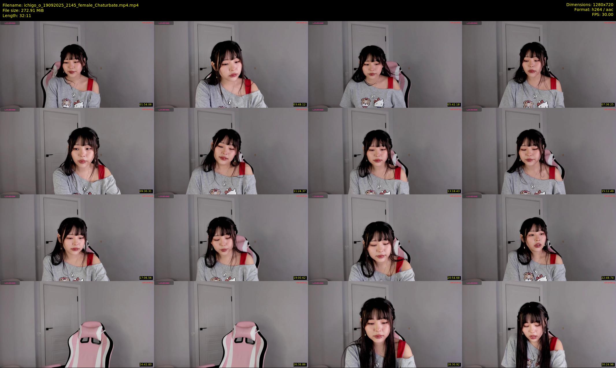 ichigo_o — 33 minute Chaturbate female cam show recording, 720p, Sep 19, 2025