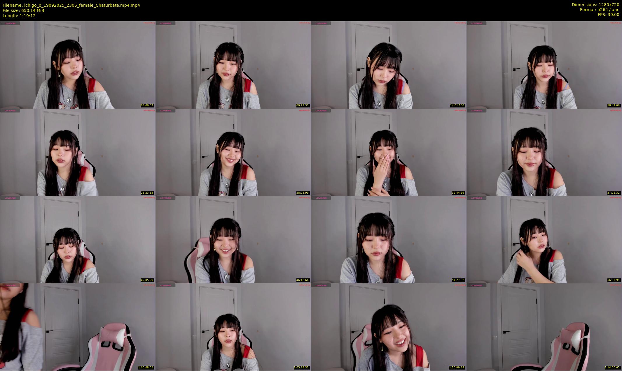 ichigo_o — 80 minute Chaturbate female cam show recording, 720p, Sep 19, 2025