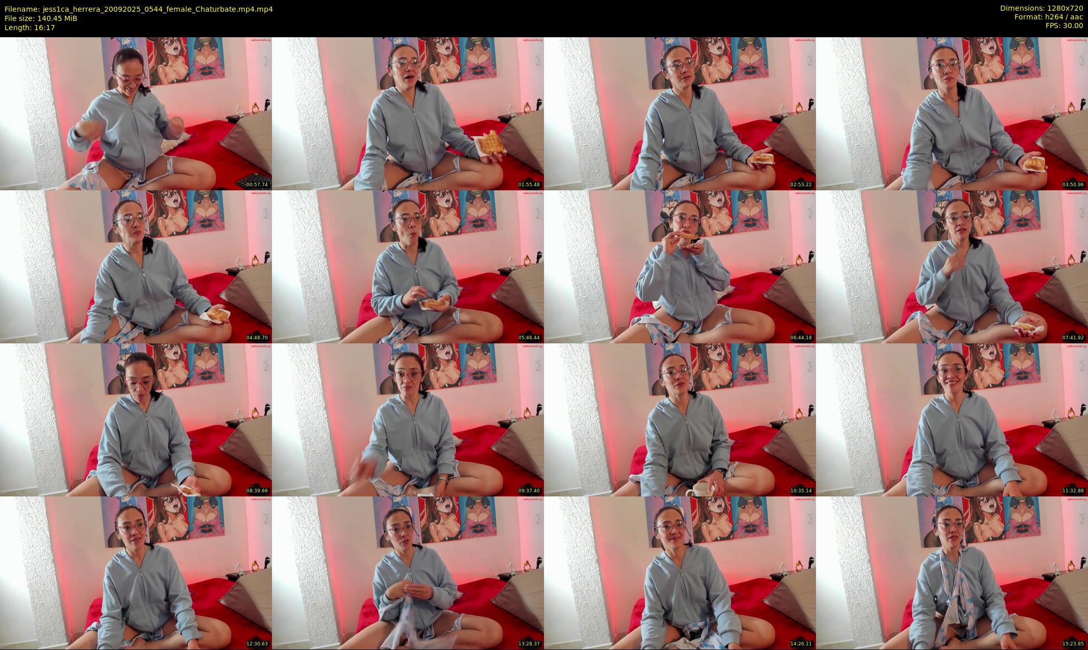 jess1ca_herrera — 17 minute Chaturbate female cam show recording, 720p, Sep 20, 2025