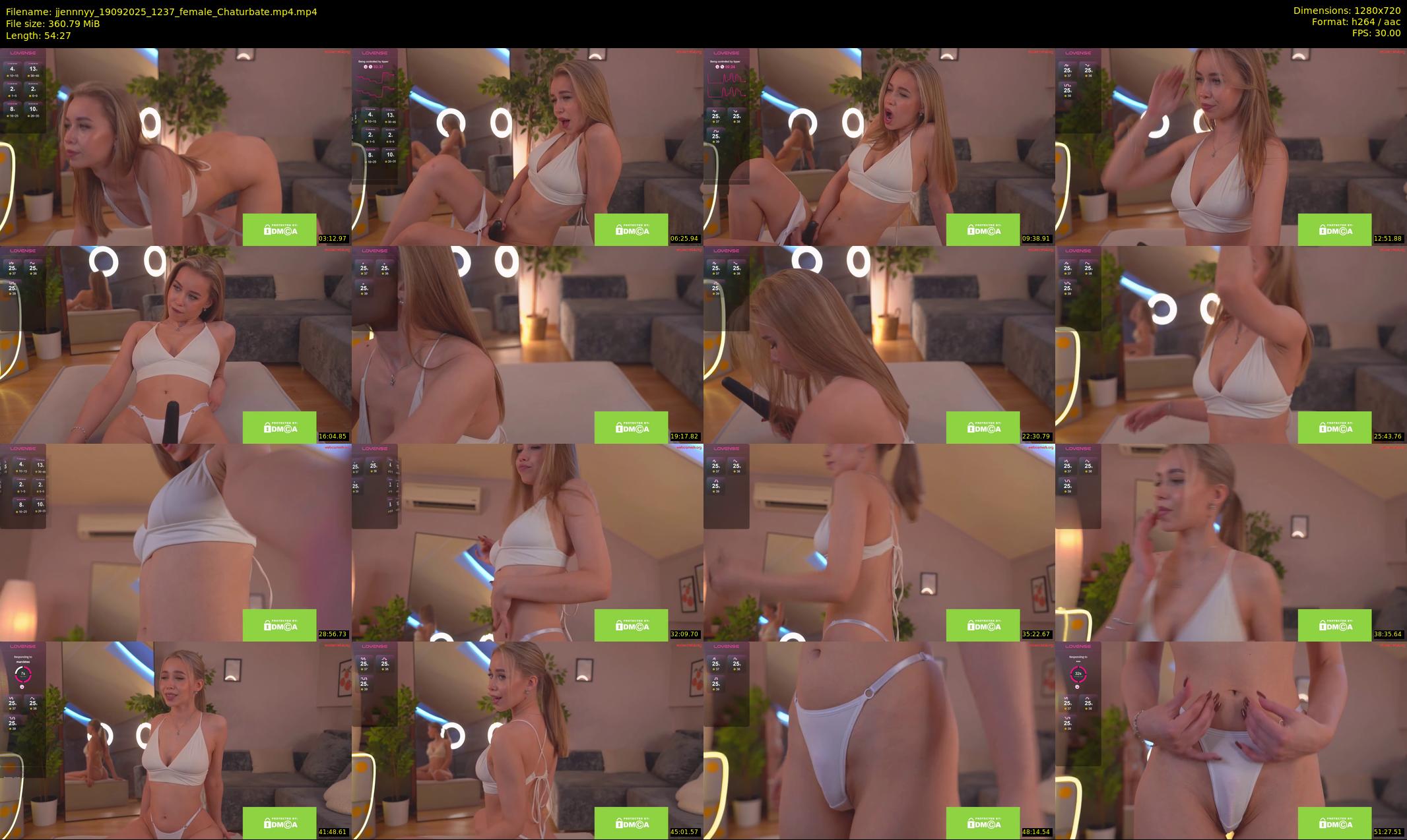 jjennnyy — 55 minute Chaturbate female cam show recording, 720p, Sep 19, 2025