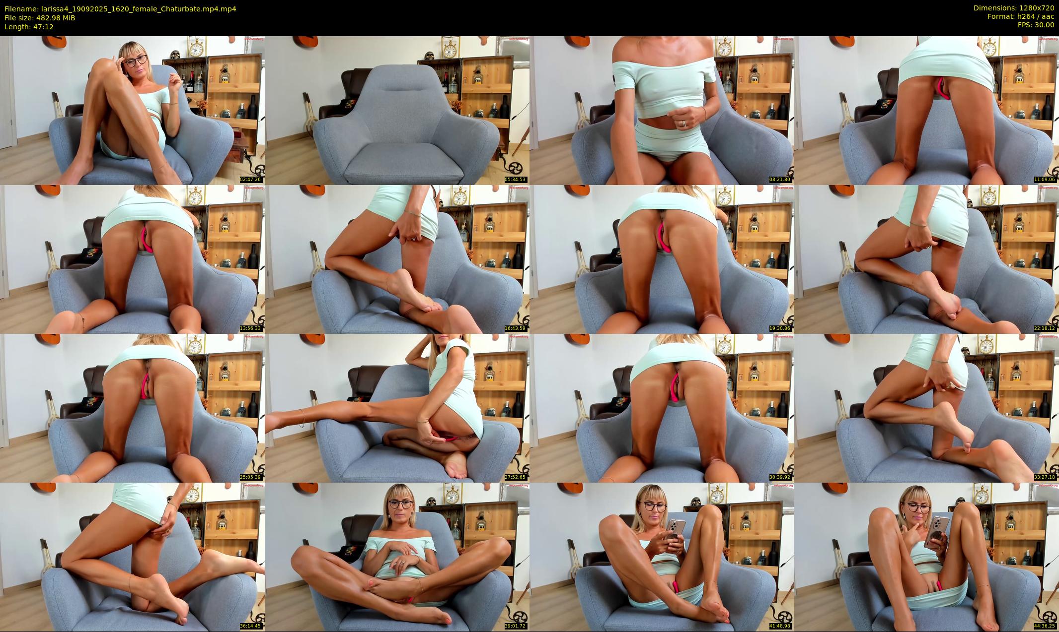 larissa4 — 48 minute Chaturbate female cam show recording, 720p, Sep 19, 2025