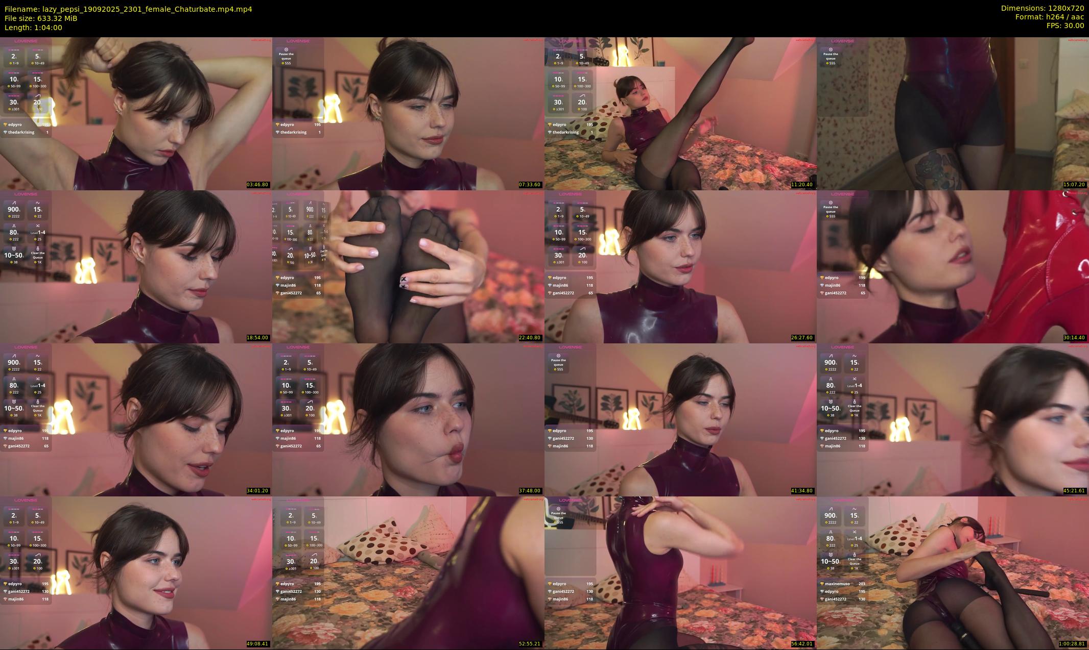 lazy_pepsi — 64 minute Chaturbate female cam show recording, 720p, Sep 19, 2025