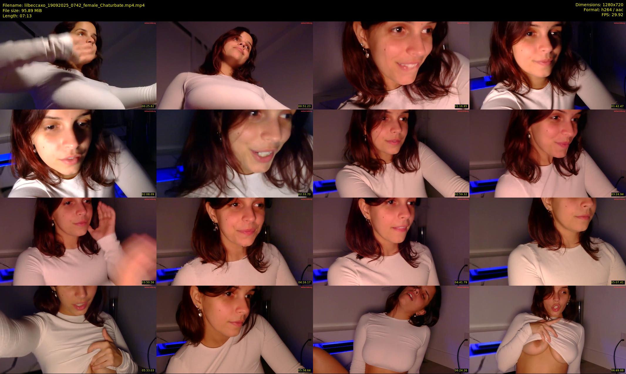 lilbeccaxo — 8 minute Chaturbate female cam show recording, 720p, Sep 19, 2025