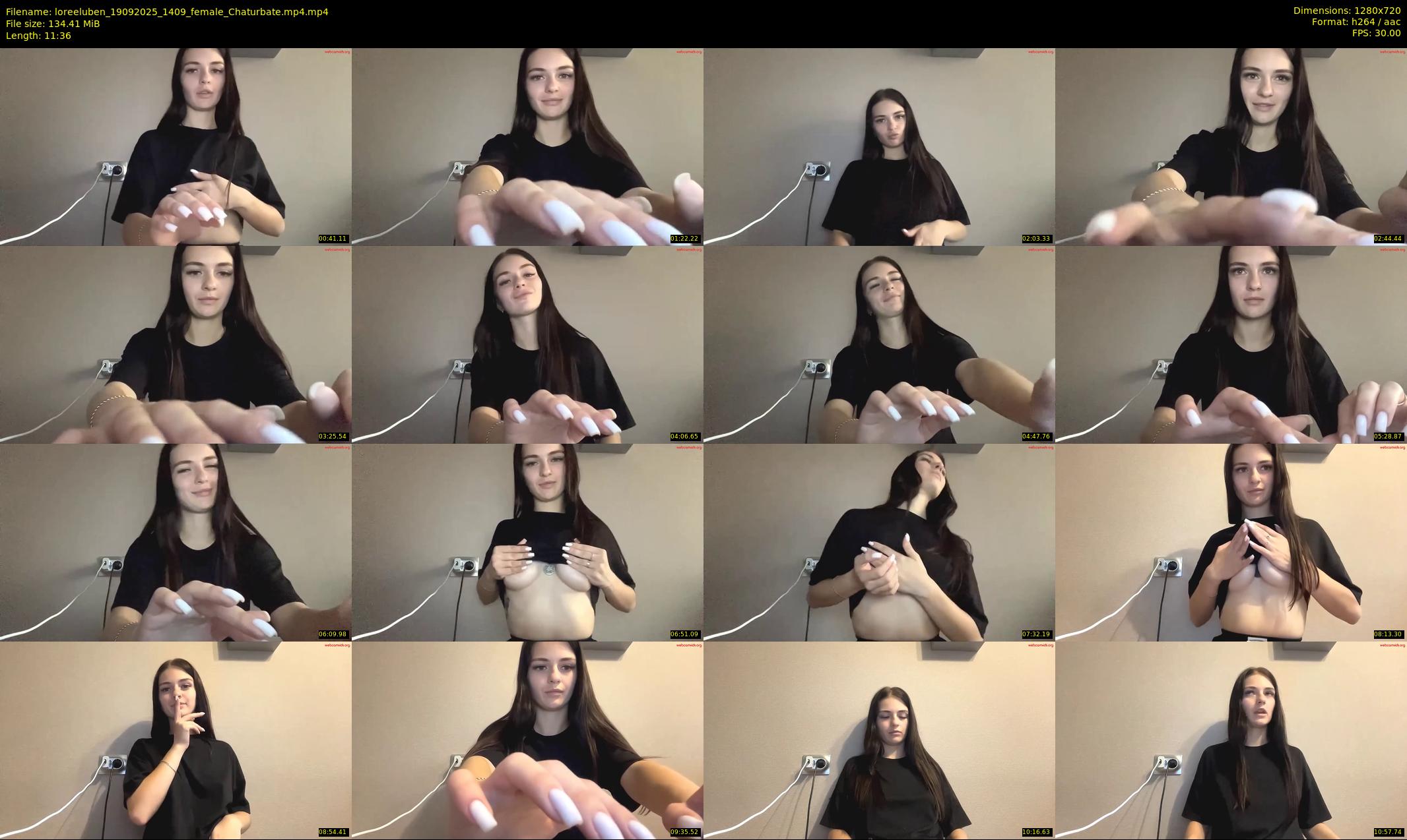 loreeluben — 12 minute Chaturbate female cam show recording, 720p, Sep 19, 2025
