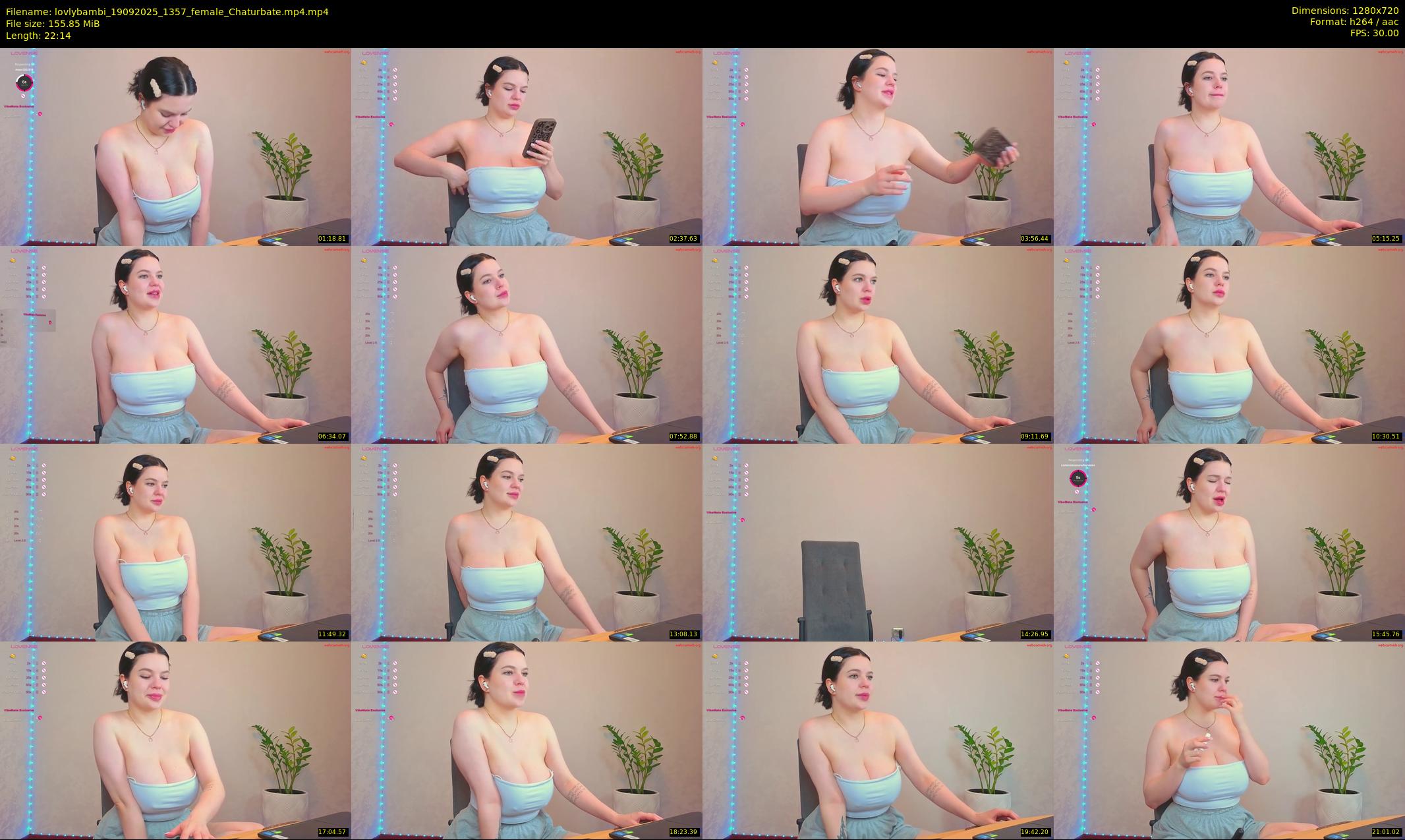 lovlybambi — 23 minute Chaturbate female cam show recording, 720p, Sep 19, 2025