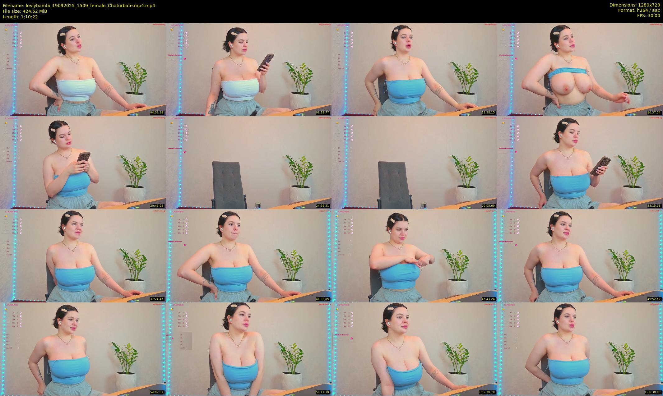 lovlybambi — 71 minute Chaturbate female cam show recording, 720p, Sep 19, 2025
