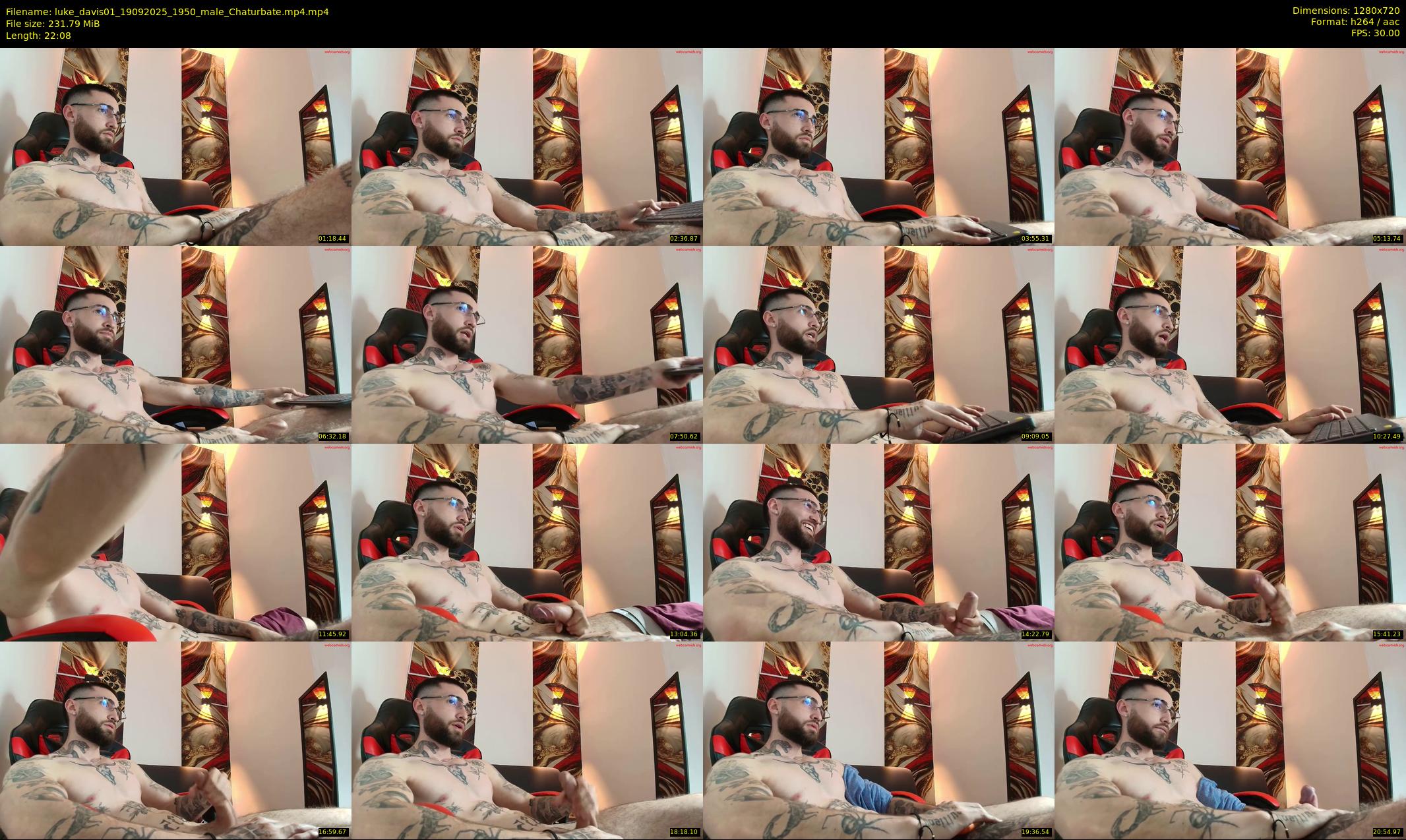 luke_davis01 — 23 minute Chaturbate male cam show recording, 720p, Sep 19, 2025