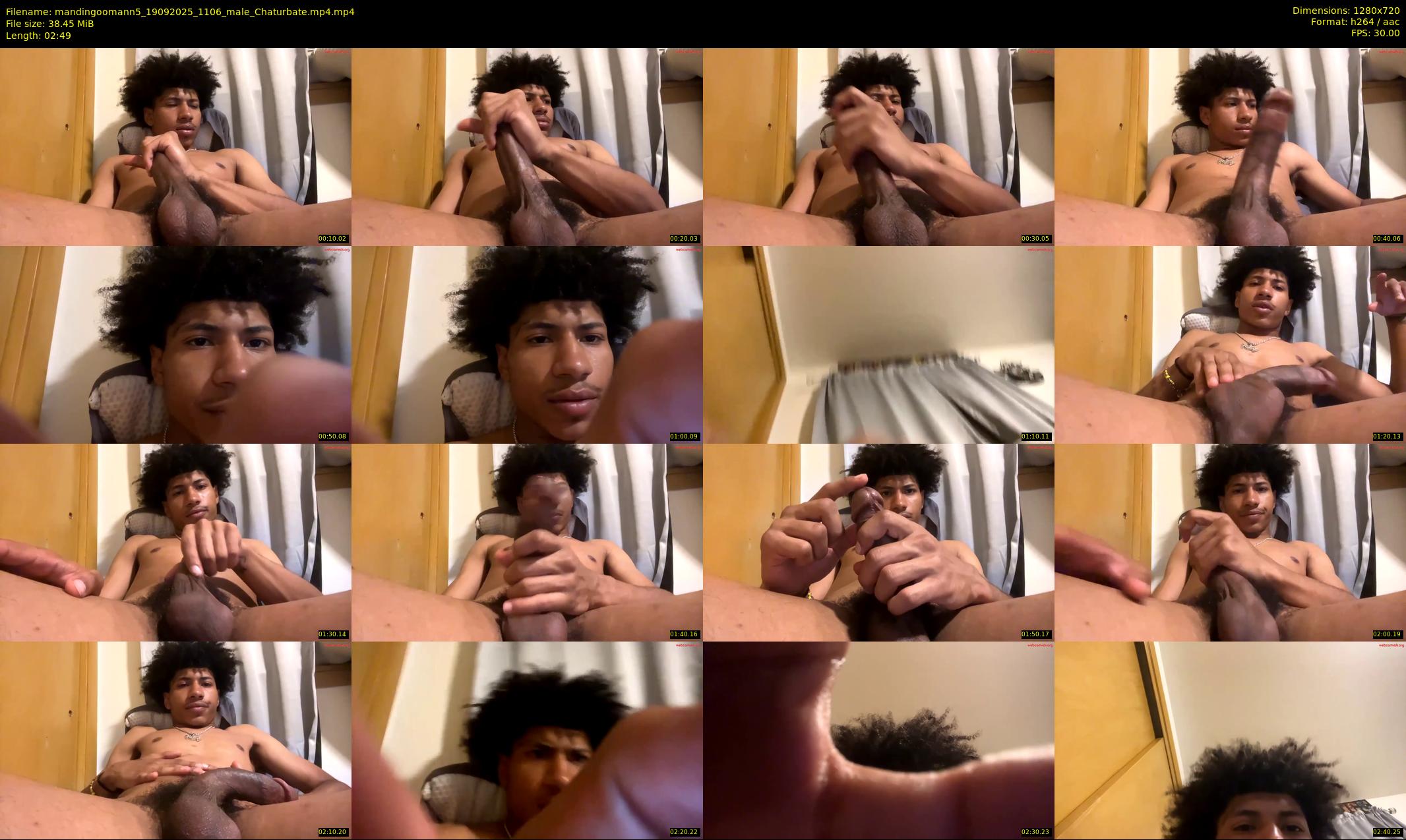 mandingoomann5 — 3 minute Chaturbate male cam show recording, 720p, Sep 19, 2025