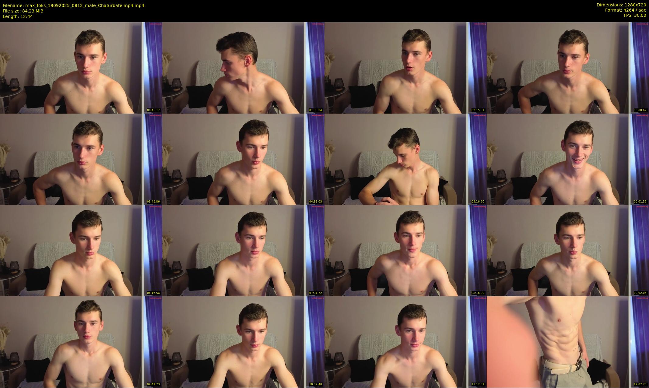 max_foks — 13 minute Chaturbate male cam show recording, 720p, Sep 19, 2025