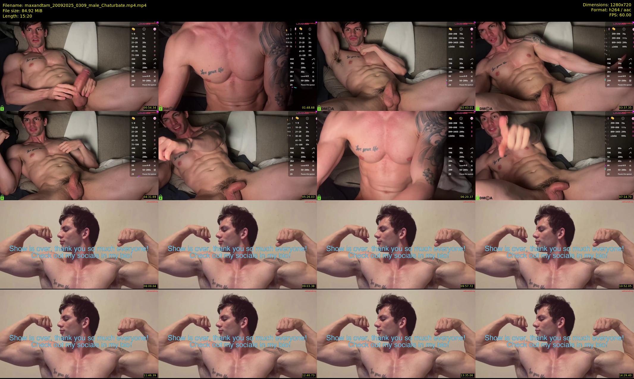 maxandtam — 16 minute Chaturbate couple cam show recording, 720p, Sep 20, 2025