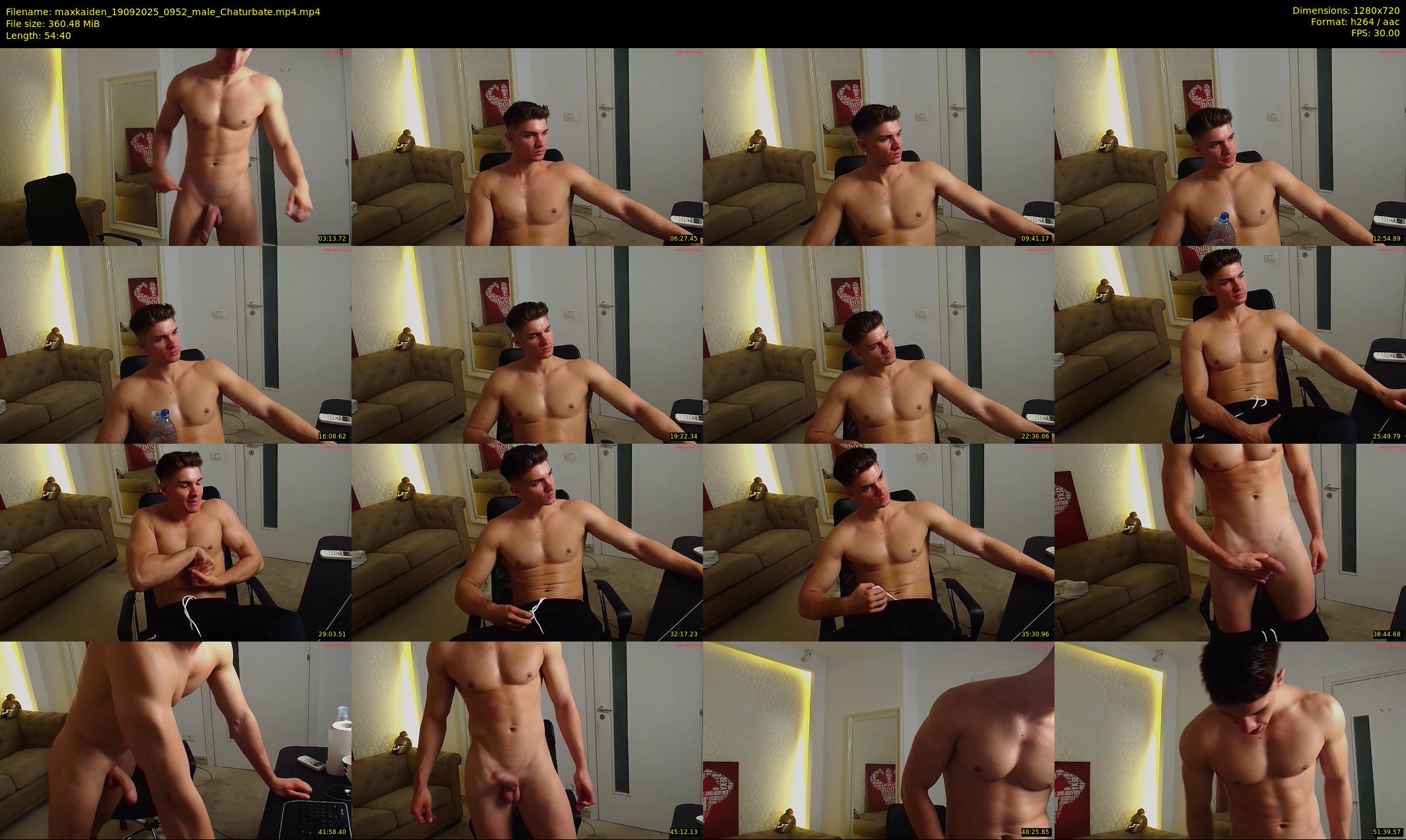 maxkaiden — 55 minute Chaturbate male cam show recording, 720p, Sep 19, 2025