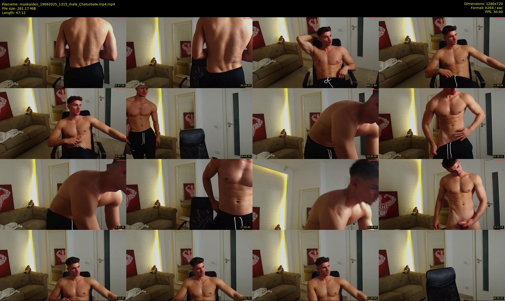maxkaiden — 48 minute Chaturbate male cam show recording, 720p, Sep 19, 2025