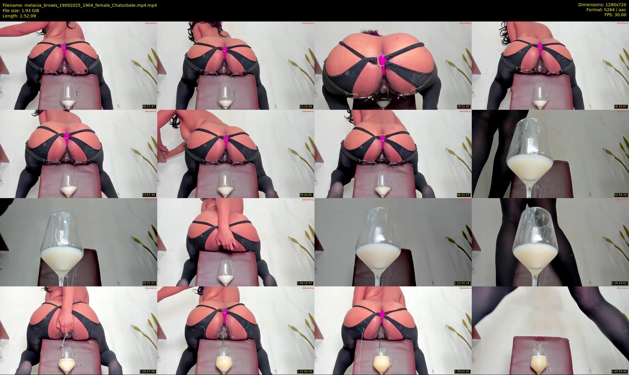 melania_browis — 113 minute Chaturbate female cam show recording, 720p, Sep 19, 2025