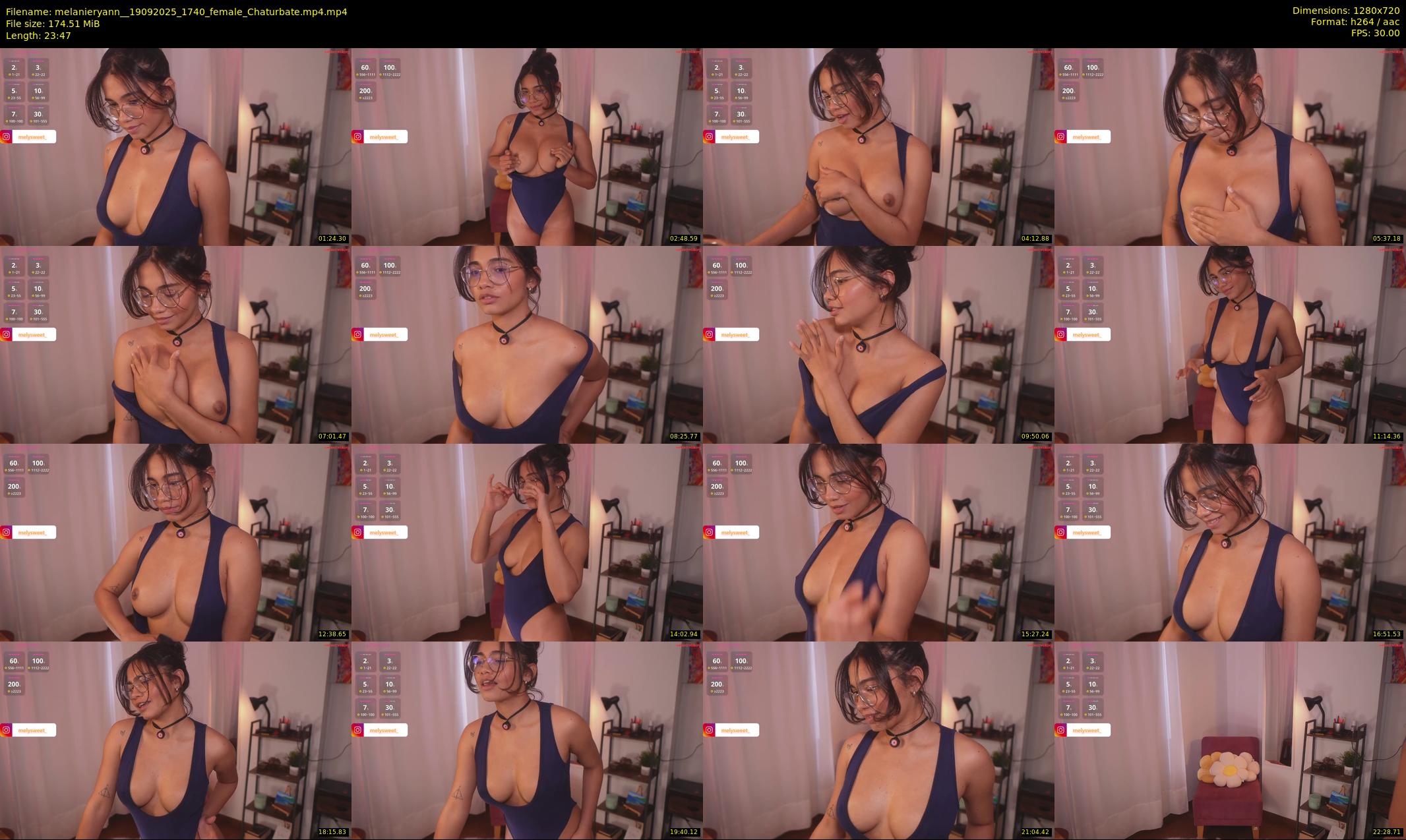 melanieryann_ — 24 minute Chaturbate female cam show recording, 720p, Sep 19, 2025