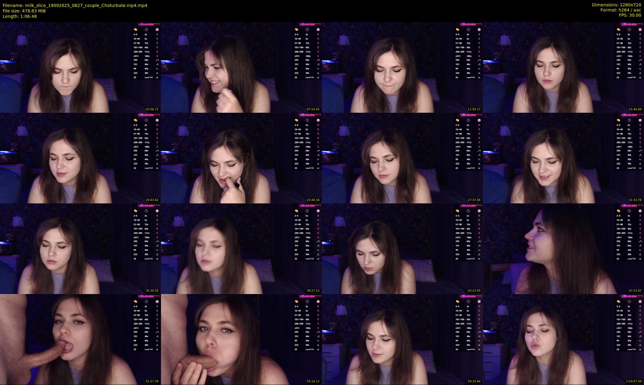 milk_slice — 67 minute Chaturbate couple cam show recording, 720p, Sep 19, 2025