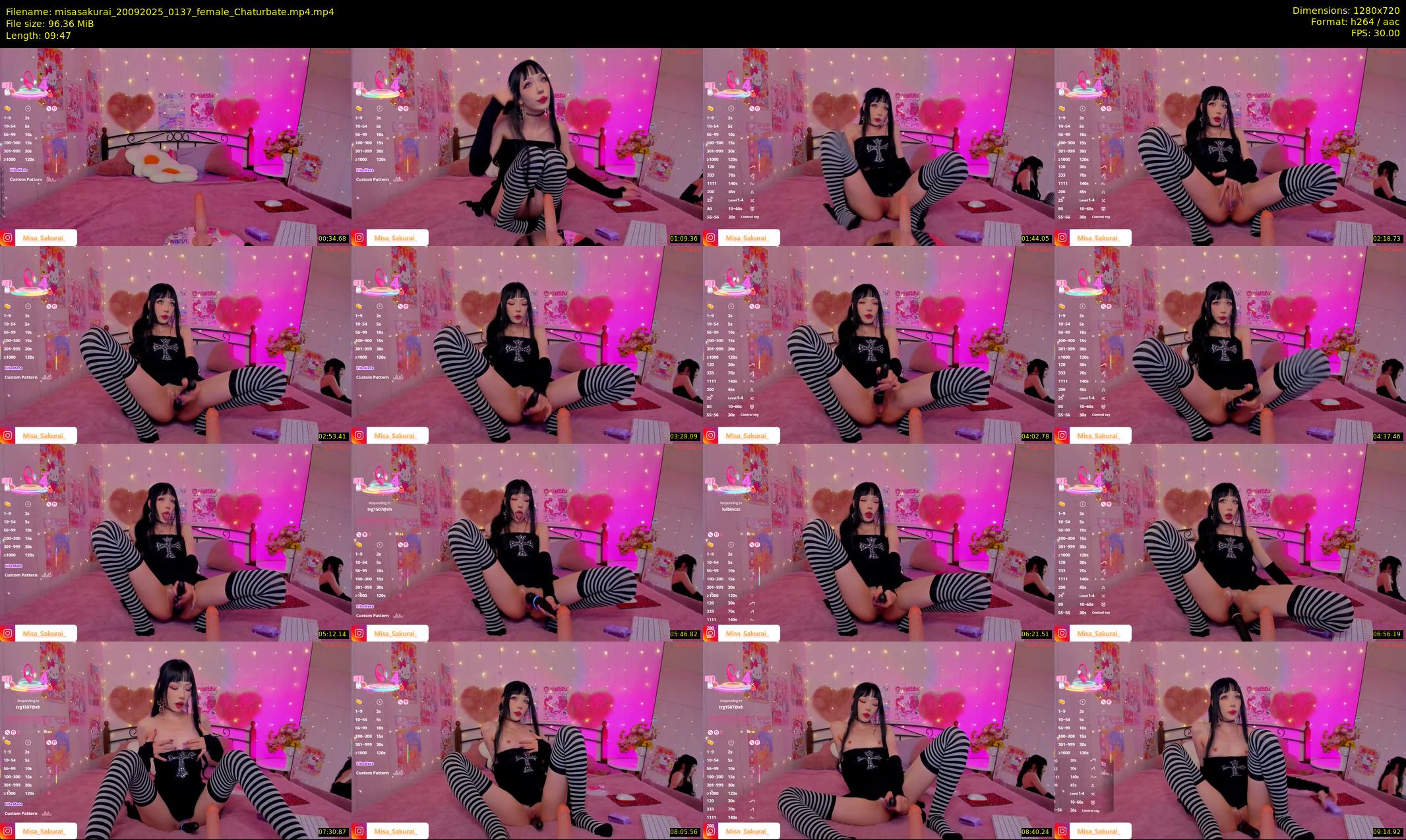 misasakurai — 10 minute Chaturbate female cam show recording, 720p, Sep 20, 2025