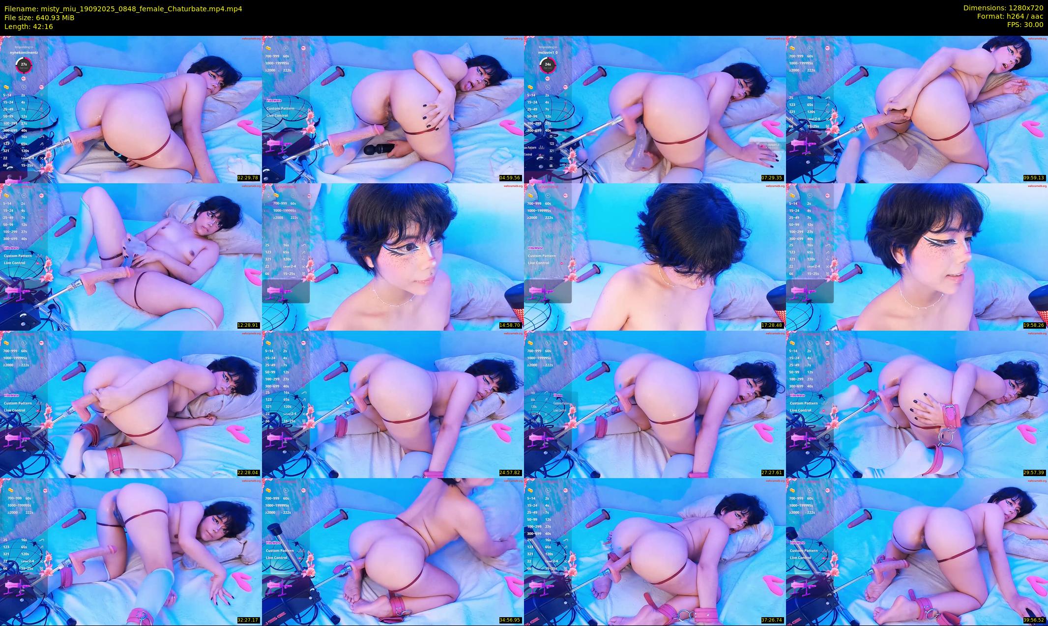 misty_miu — 43 minute Chaturbate female cam show recording, 720p, Sep 19, 2025
