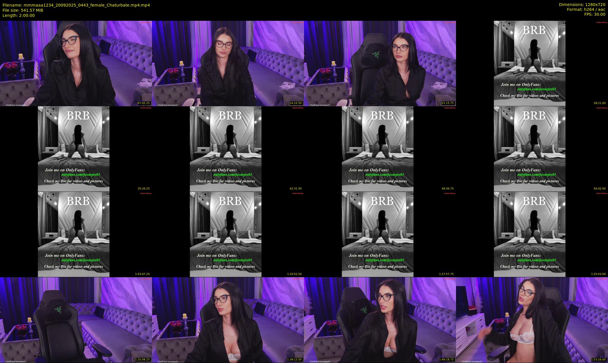 mmmaaa1234 — 120 minute Chaturbate female cam show recording, 720p, Sep 20, 2025