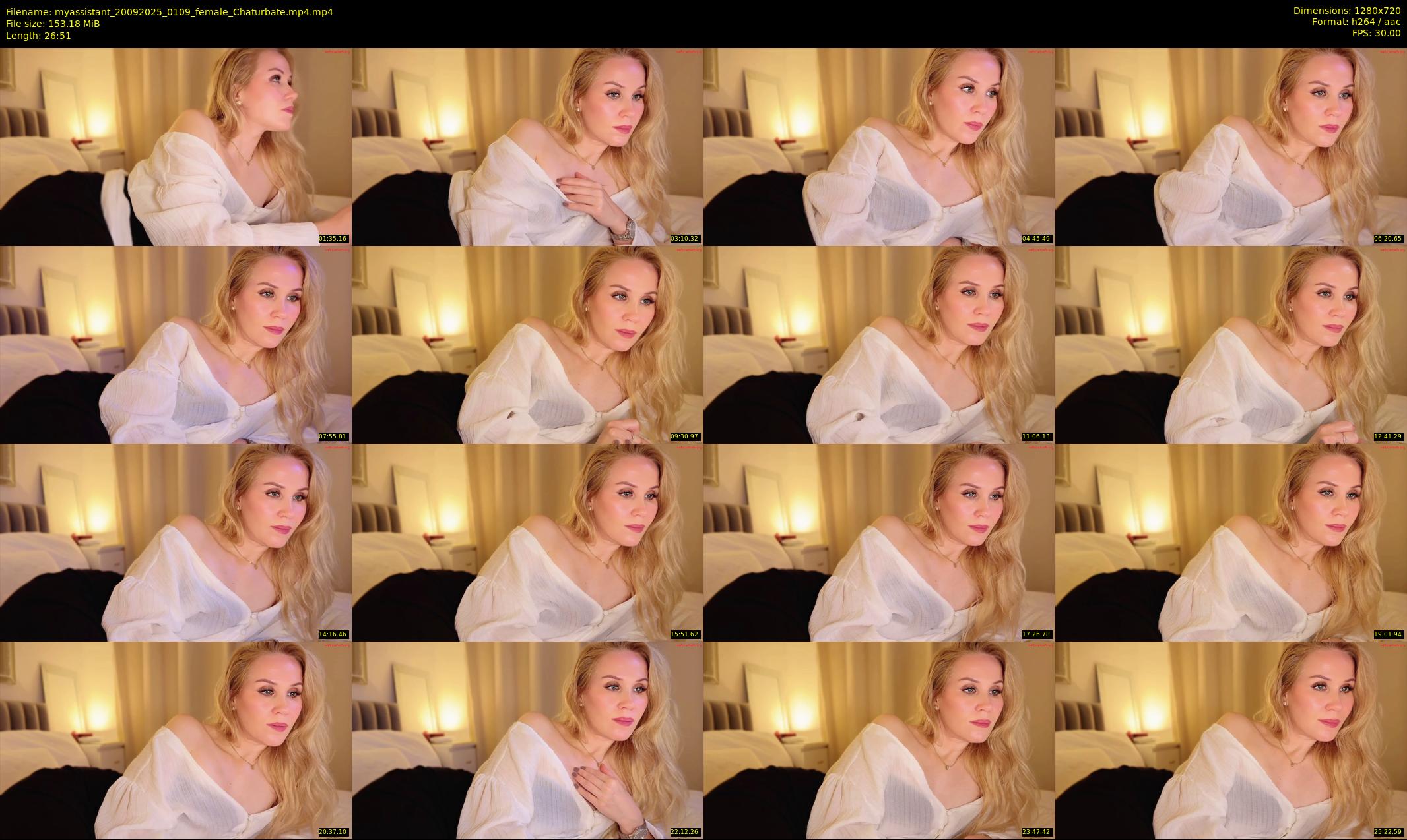 myassistant — 27 minute Chaturbate female cam show recording, 720p, Sep 20, 2025
