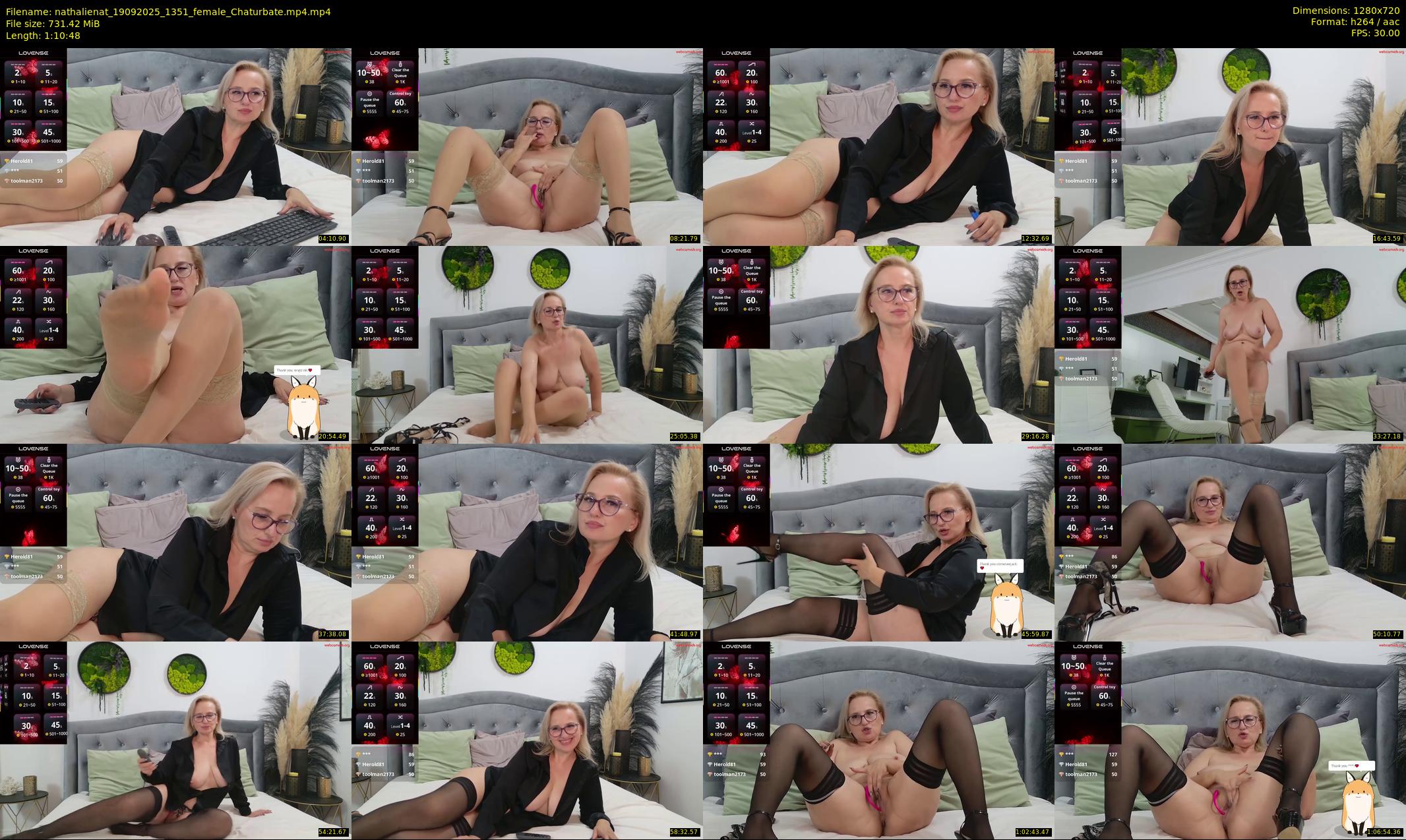 nathalienat — 71 minute Chaturbate female cam show recording, 720p, Sep 19, 2025