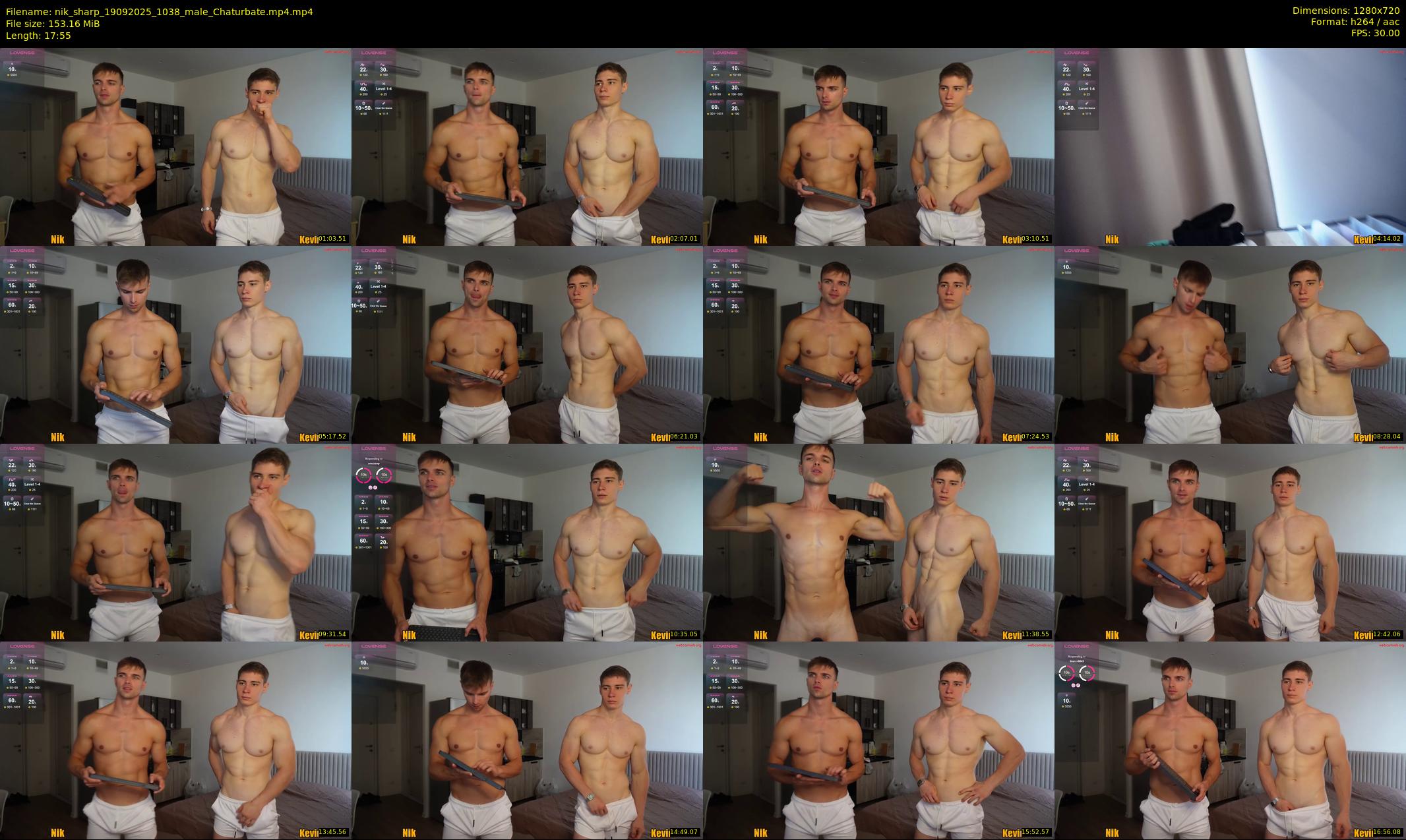 nik_sharp — 18 minute Chaturbate male cam show recording, 720p, Sep 19, 2025