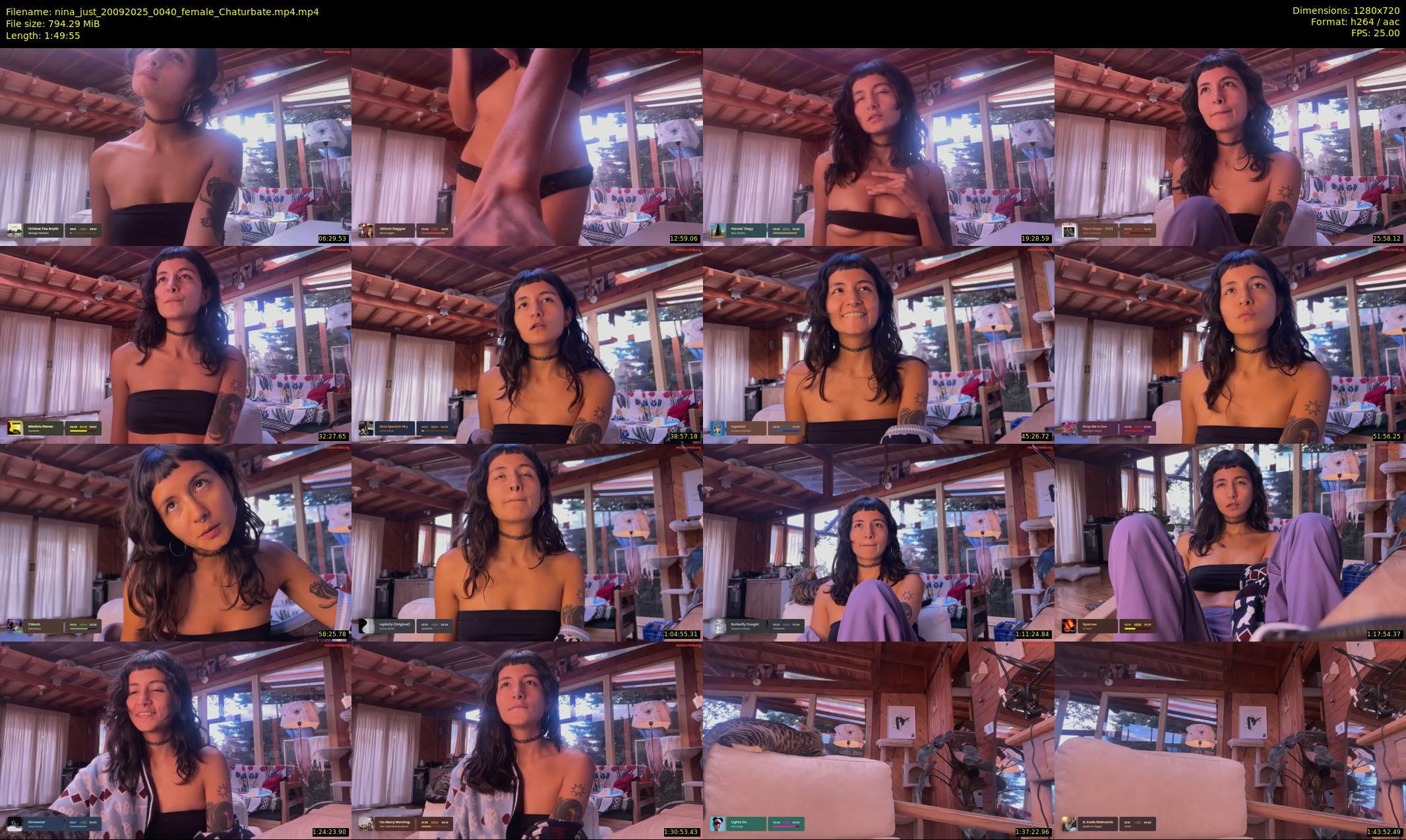 nina_just — 110 minute Chaturbate female cam show recording, 720p, Sep 20, 2025