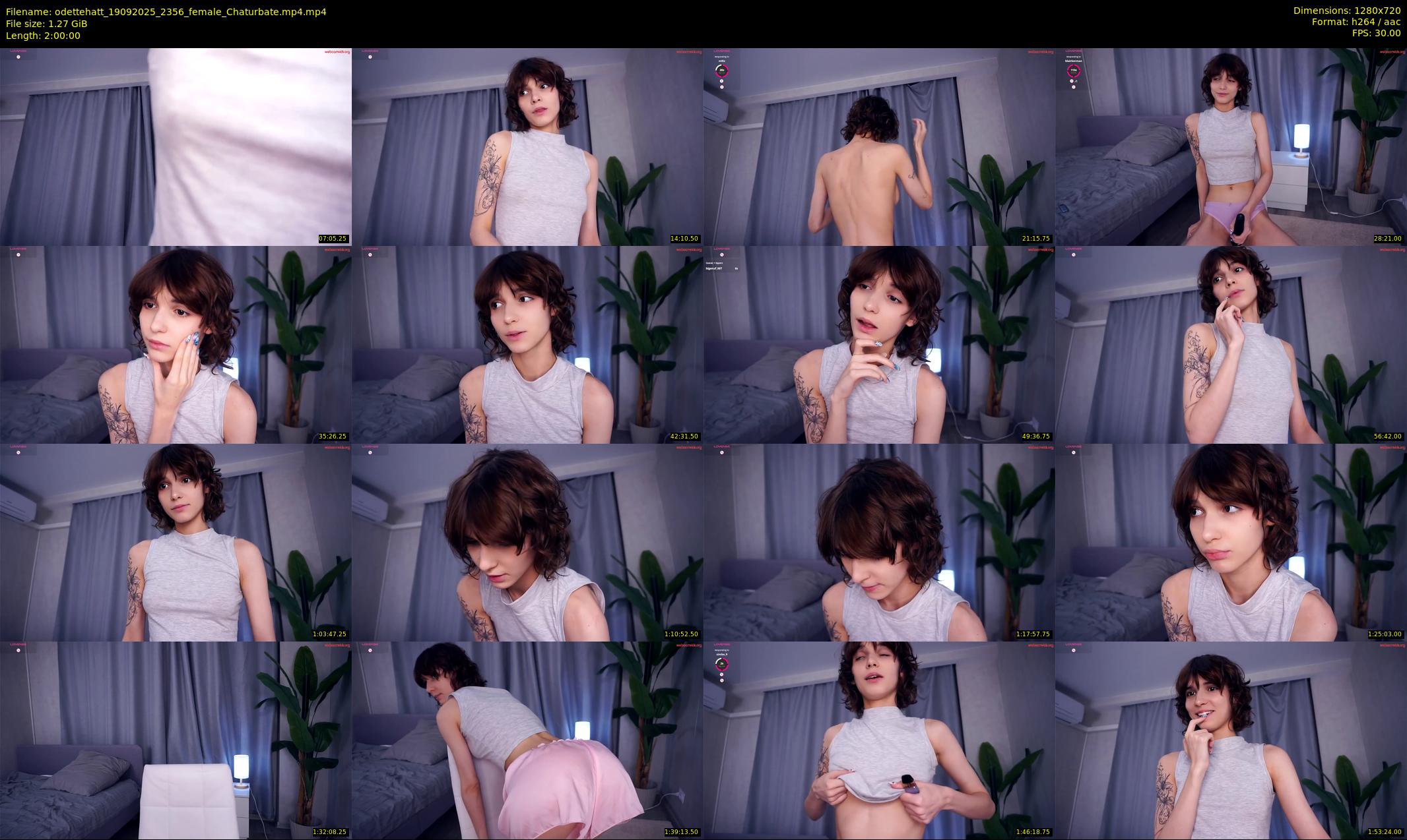 odettehatt — 120 minute Chaturbate female cam show recording, 720p, Sep 19, 2025