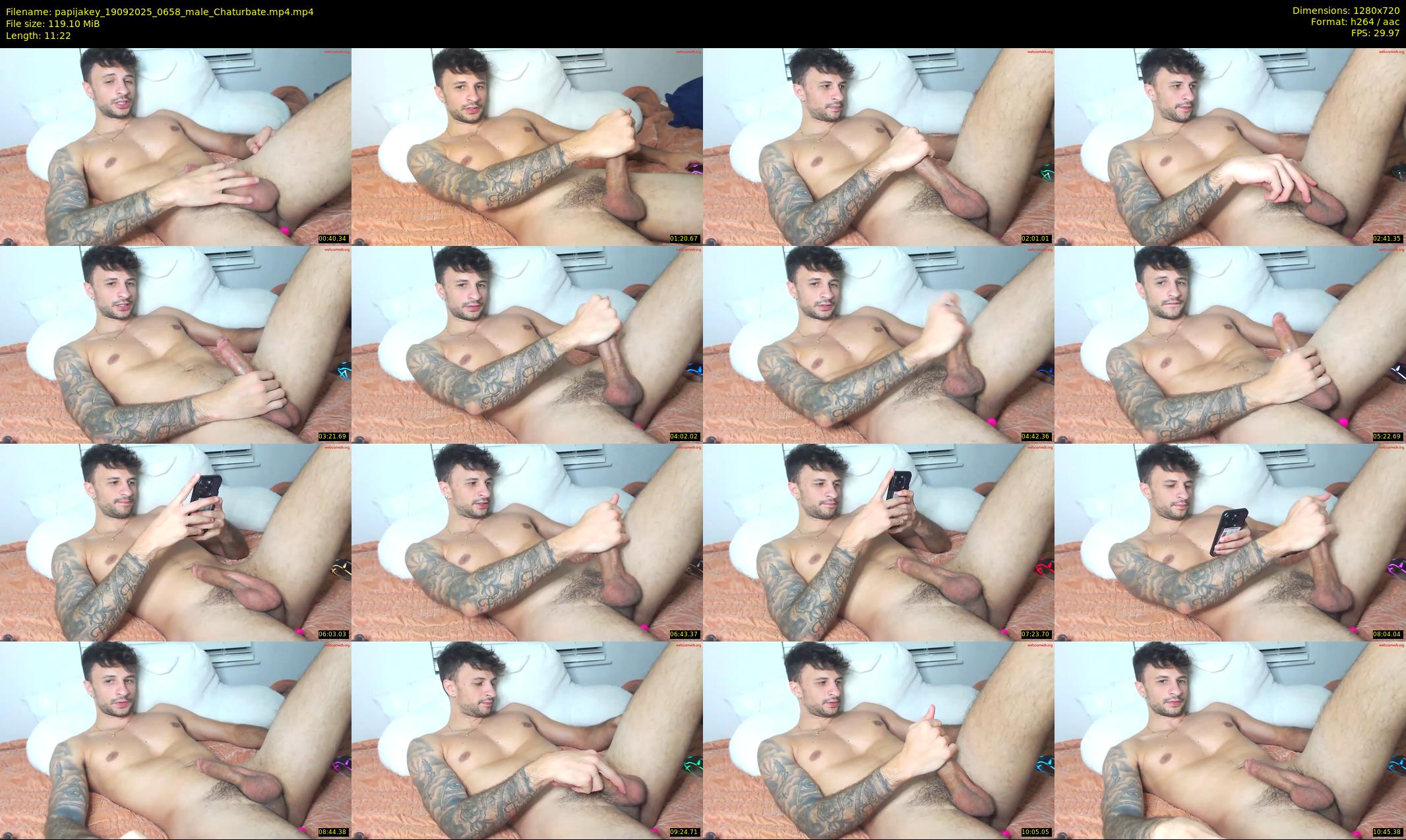 papijakey — 12 minute Chaturbate male cam show recording, 720p, Sep 19, 2025
