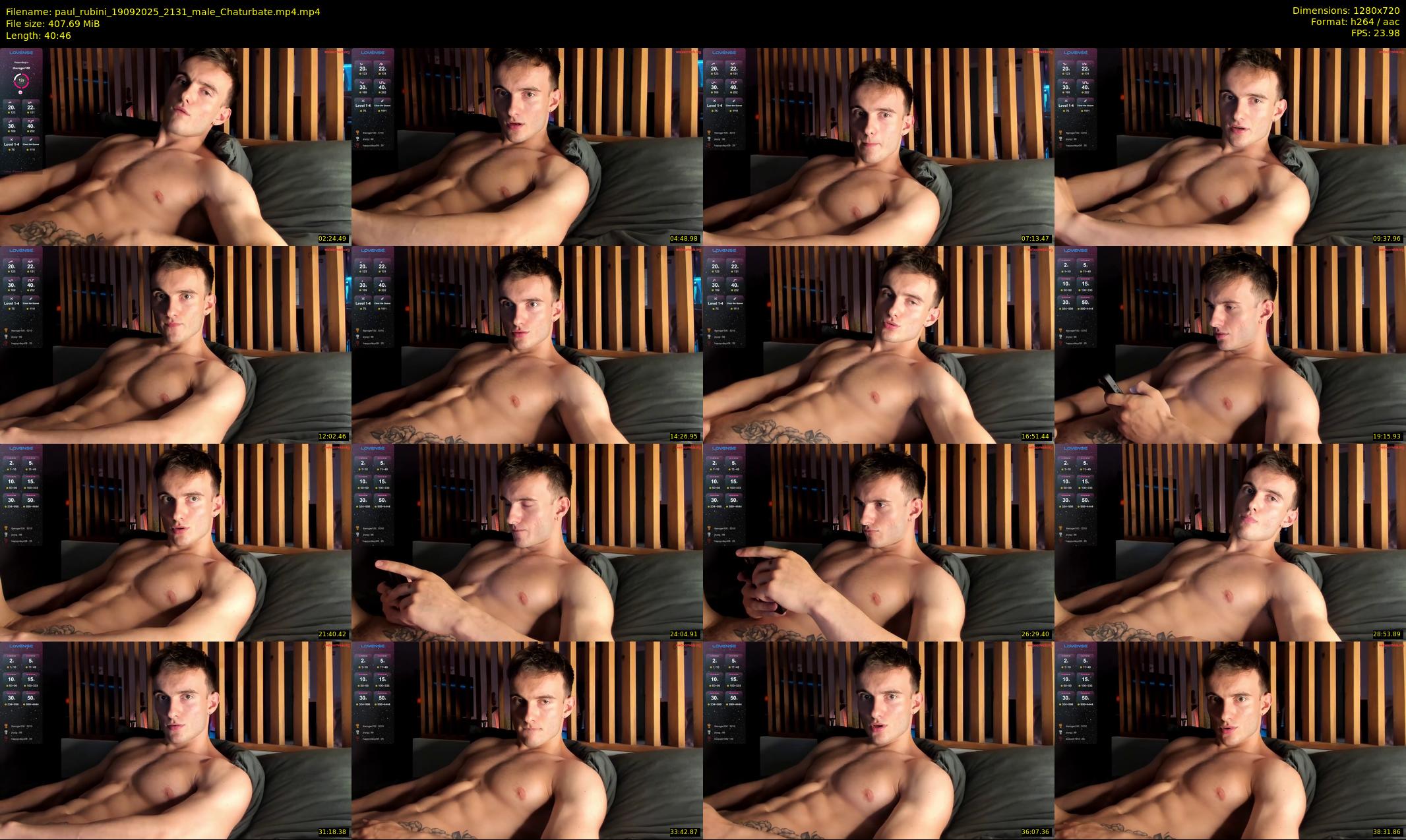 paul_rubini — 41 minute Chaturbate male cam show recording, 720p, Sep 19, 2025