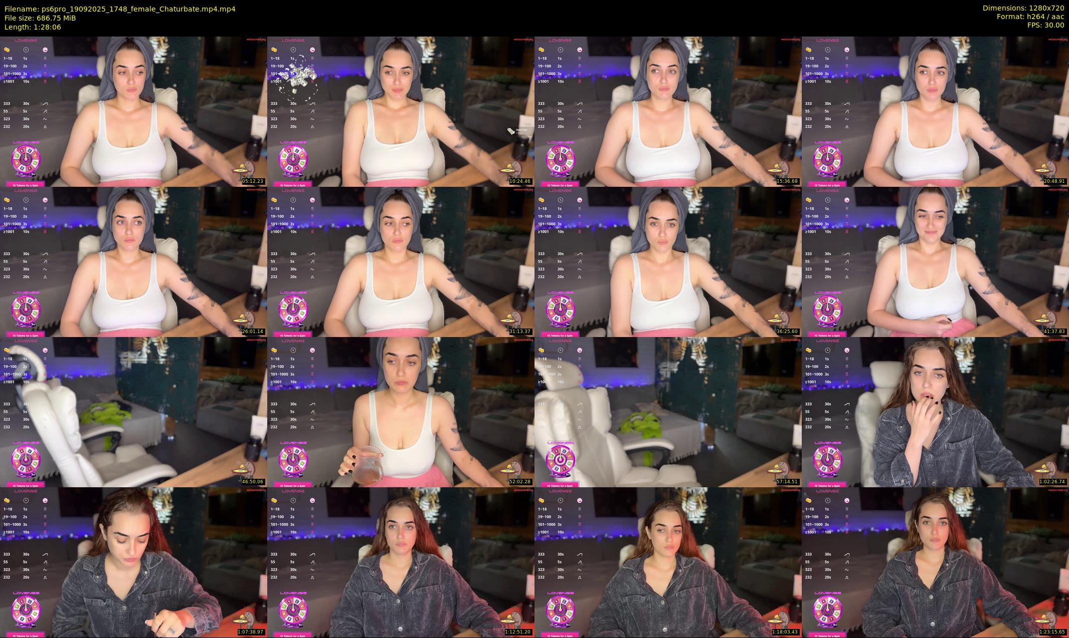 ps6pro — 89 minute Chaturbate female cam show recording, 720p, Sep 19, 2025