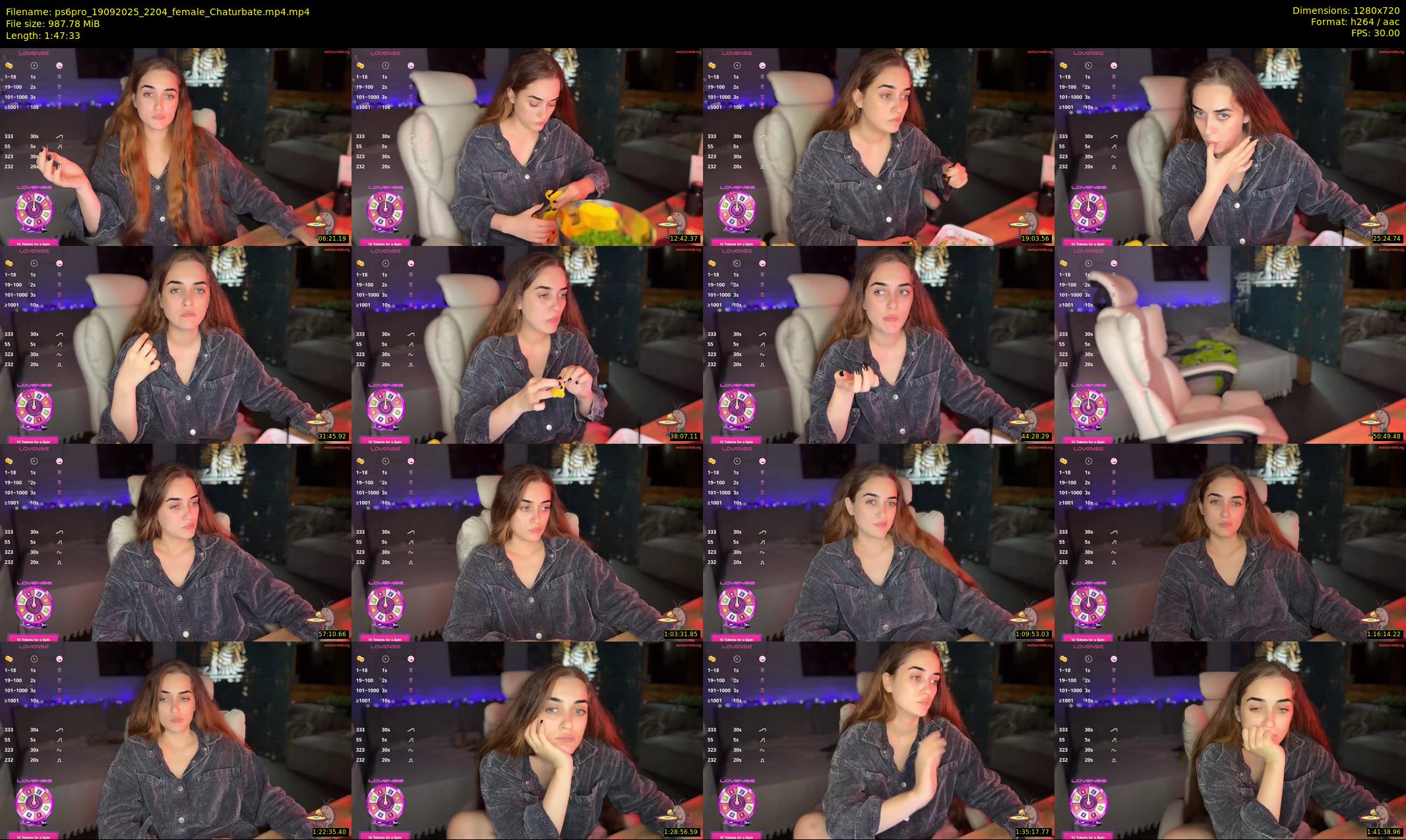 ps6pro — 108 minute Chaturbate female cam show recording, 720p, Sep 19, 2025