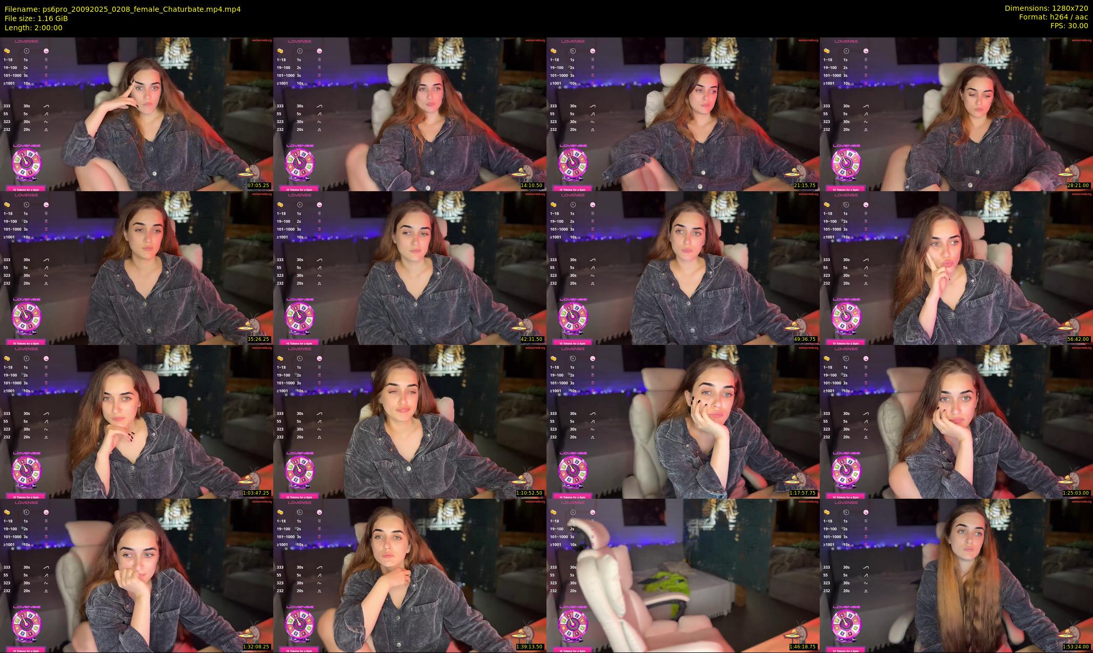 ps6pro — 120 minute Chaturbate female cam show recording, 720p, Sep 20, 2025