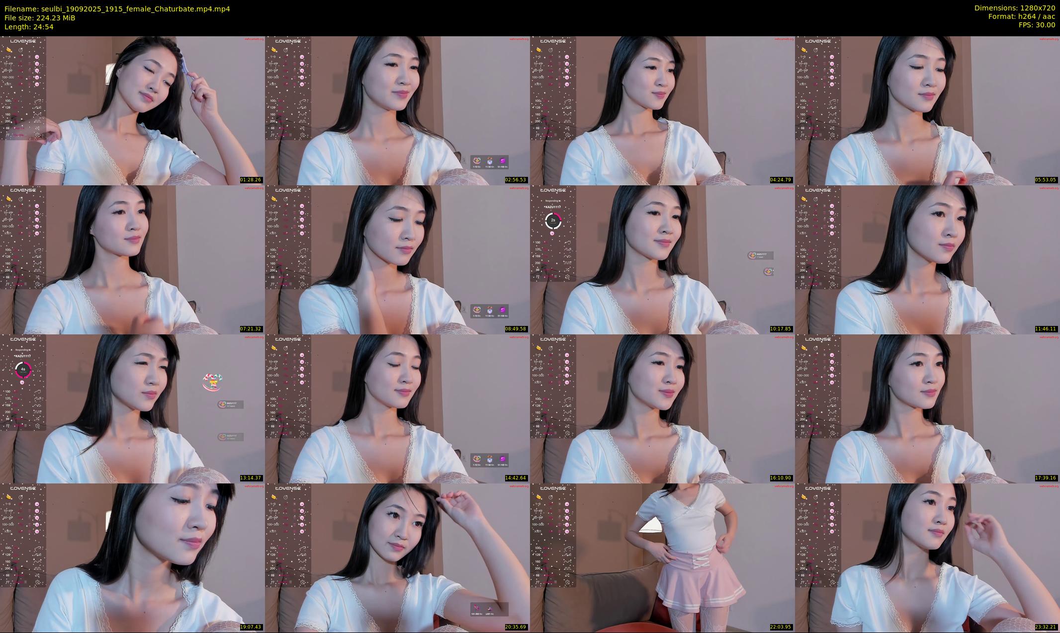 seulbi — 25 minute Chaturbate female cam show recording, 720p, Sep 19, 2025