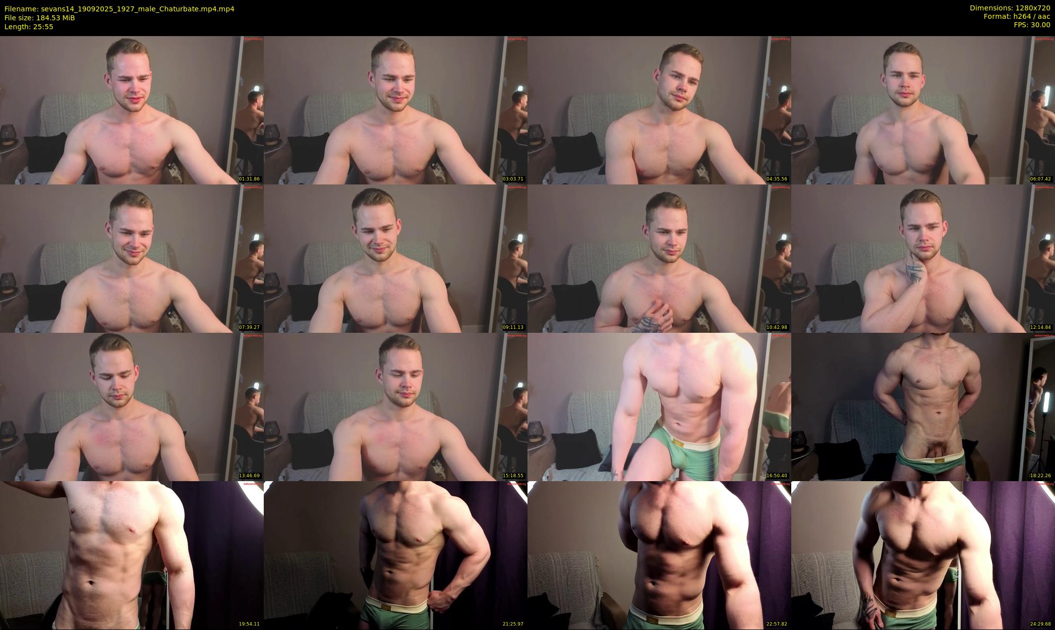 sevans14 — 26 minute Chaturbate male cam show recording, 720p, Sep 19, 2025